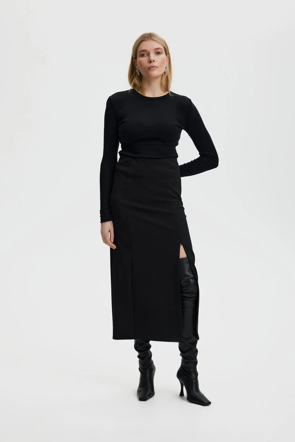 NiniaGZ langærmet t-shirt - sort - Image 3