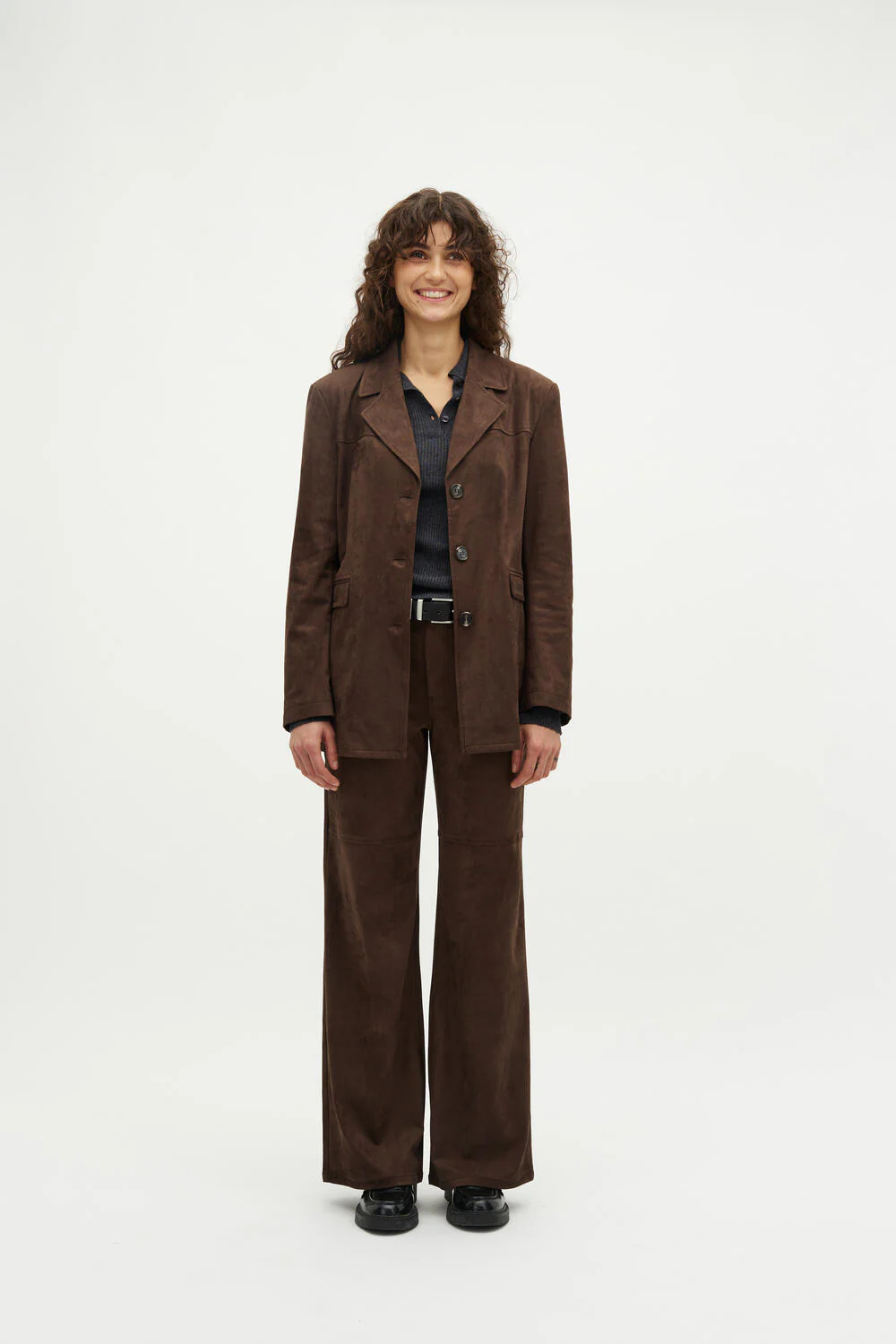 Amarillo C-G bukser - Black Coffee - Image 3