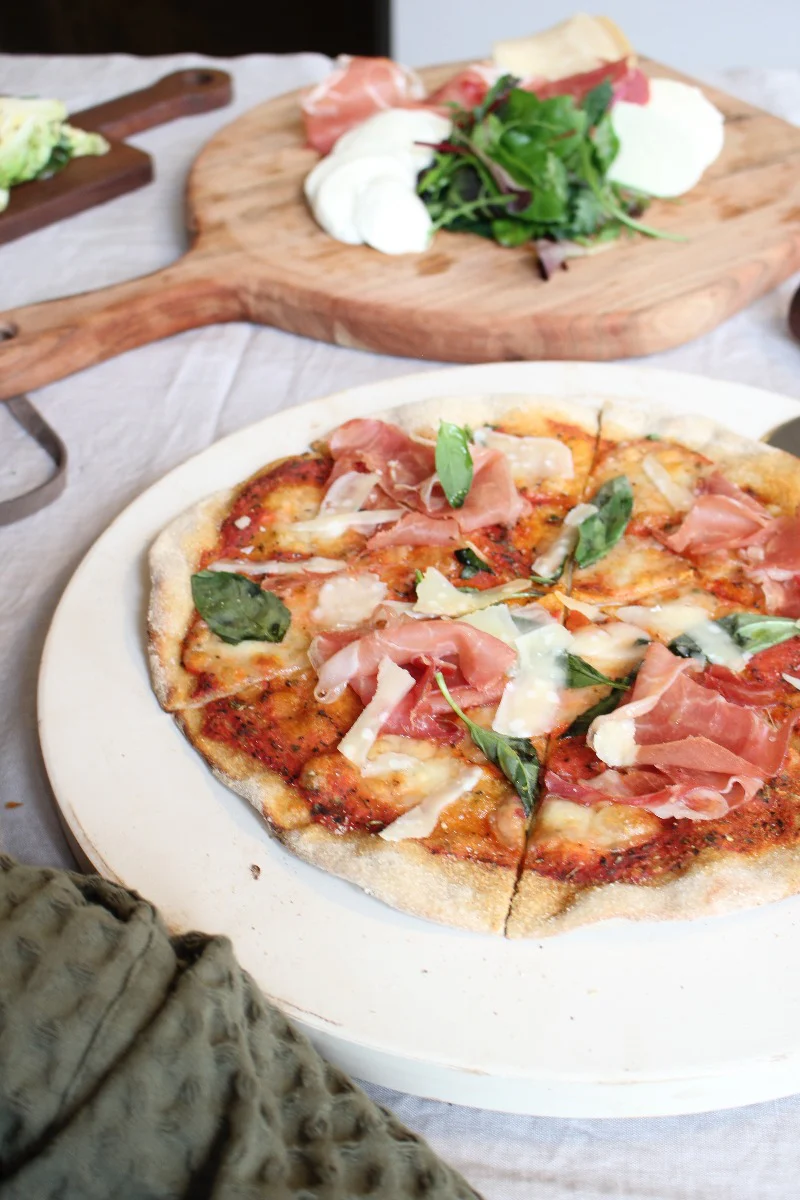 Cordierit pizzasten - Ø: 38 x 2 cm. - Image 4