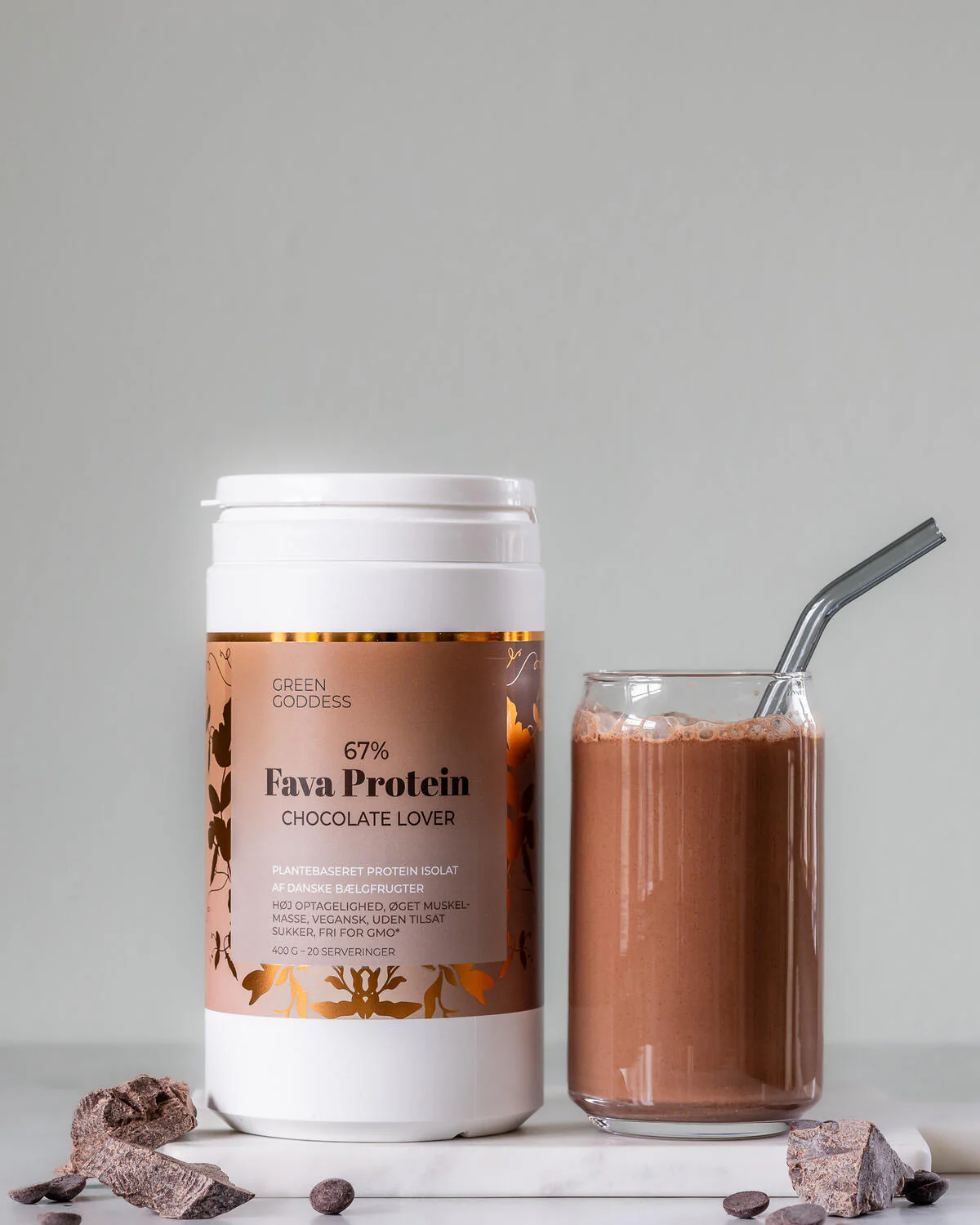Chocolate Lover Fava Protein - 400g - Image 4