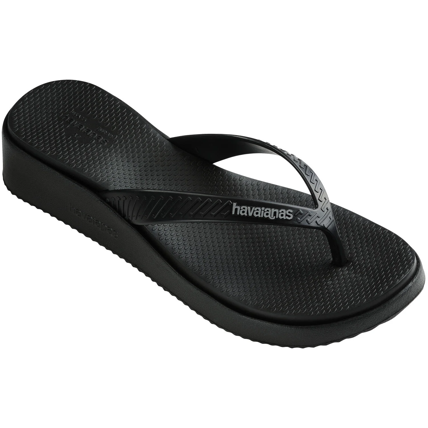 High Platform ll kliklapper - 0090 Black - Image 3