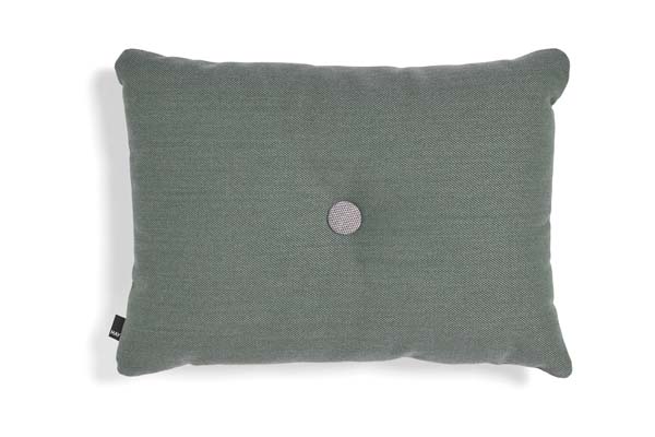 Dot cushion st 1 dot Pude, Green - 60x45 cm