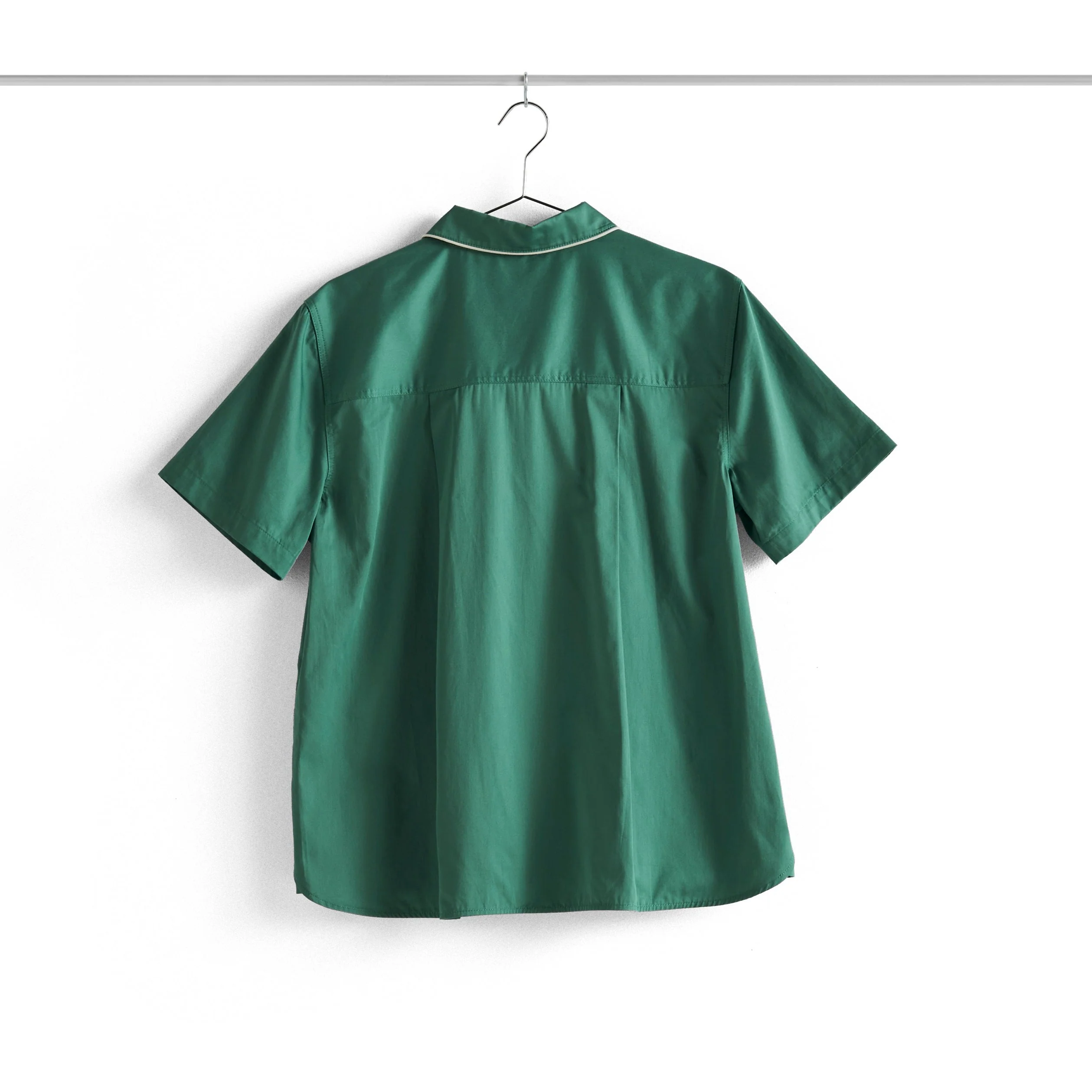 Outline Pyjama S/S natskjorte - Emerald Green - Image 2