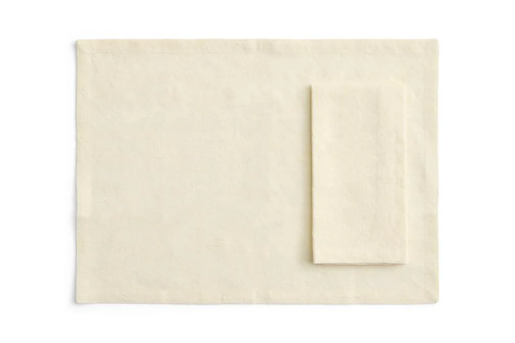 Tavolo dækkeservietter, 4 stk - Soft Yellow