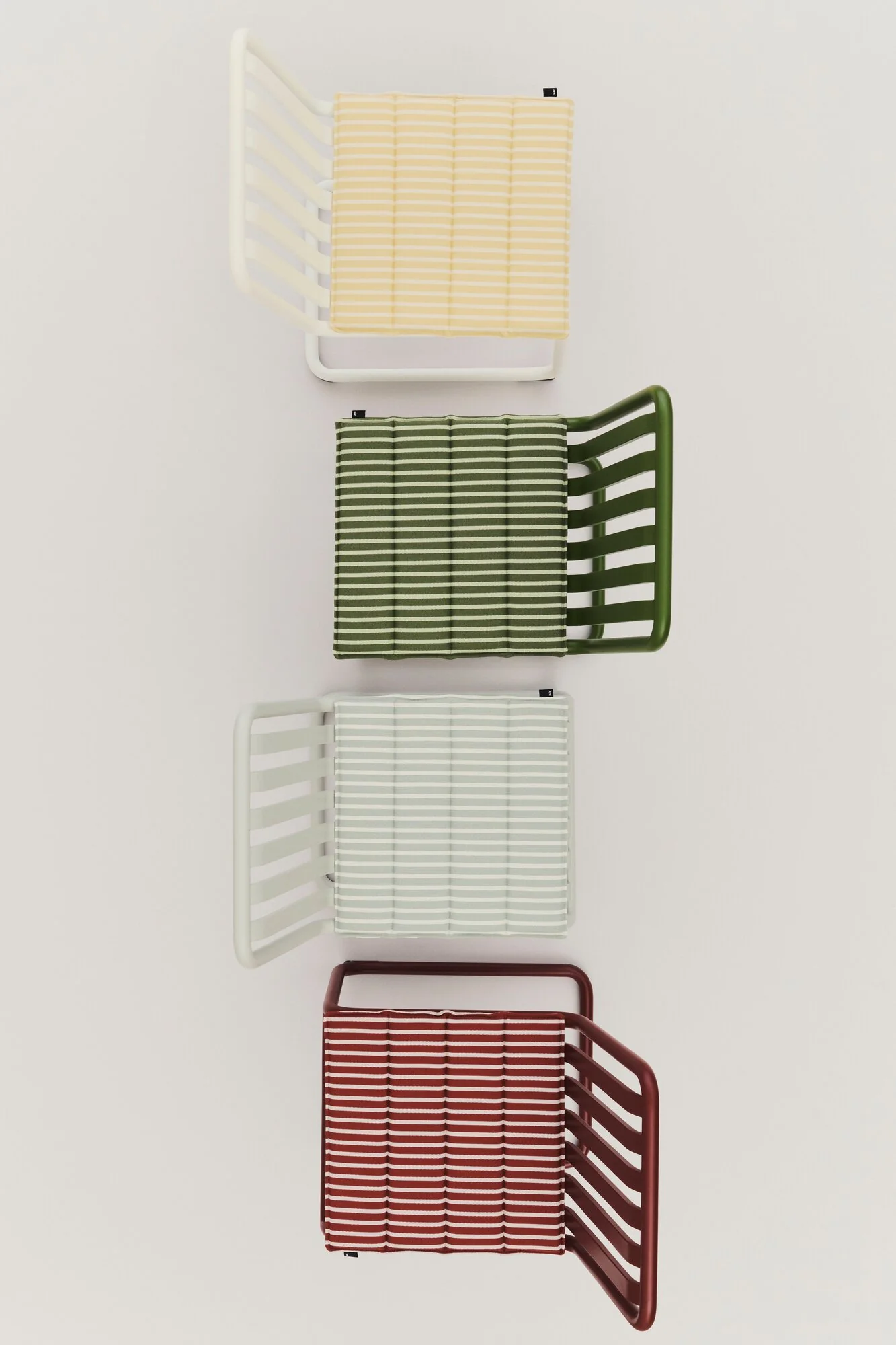Terrazza havehynde, 40x40 cm - Grey Bold Stripe - Image 4