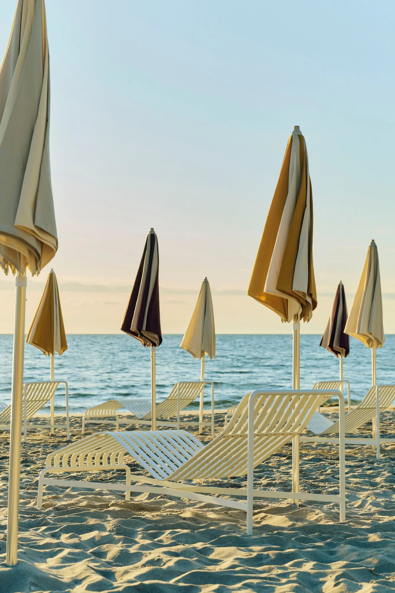Terrazza Octagon parasol, Ø200 cm - Off-white/Ochre - Image 12