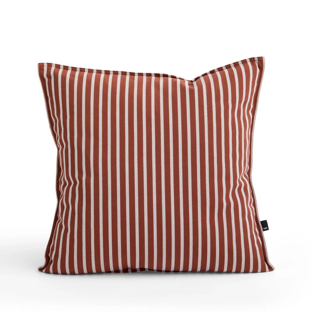 Terrazza pudebetræk, 50x50 cm - Terracotta Bold Stripe