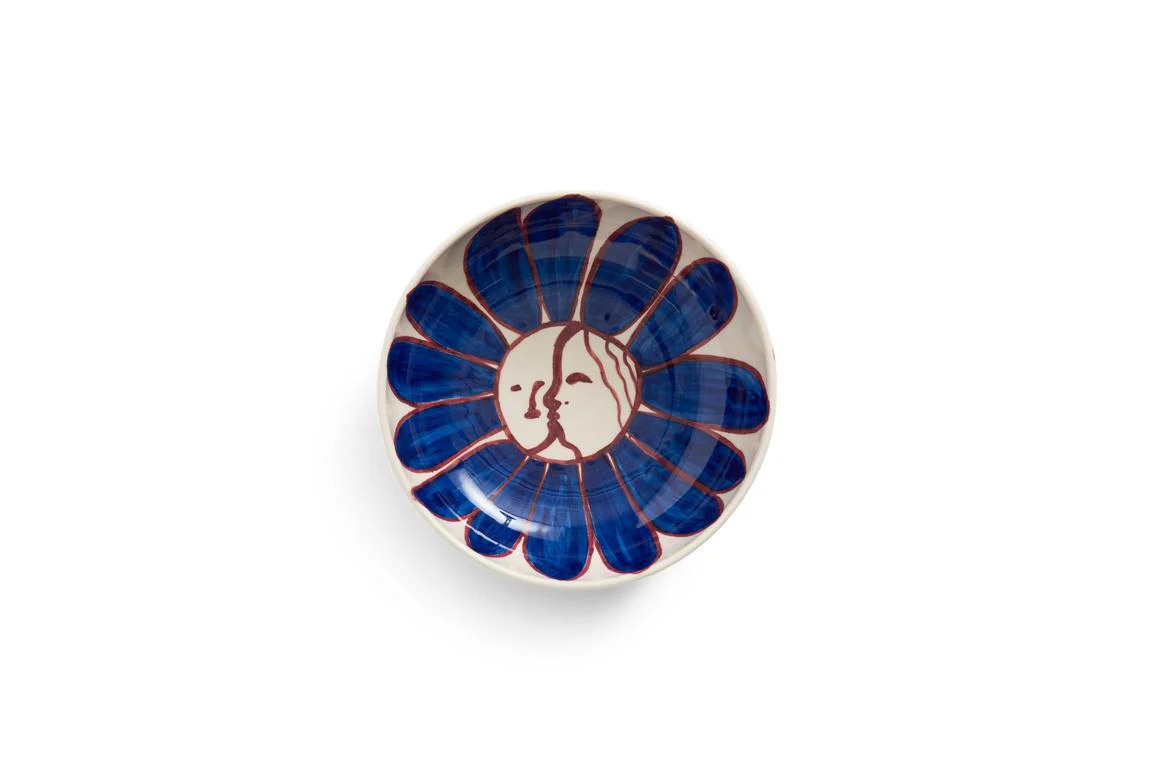x Emma Kohlmann Deep Blue Flower skål - Ø18 cm. - Image 6