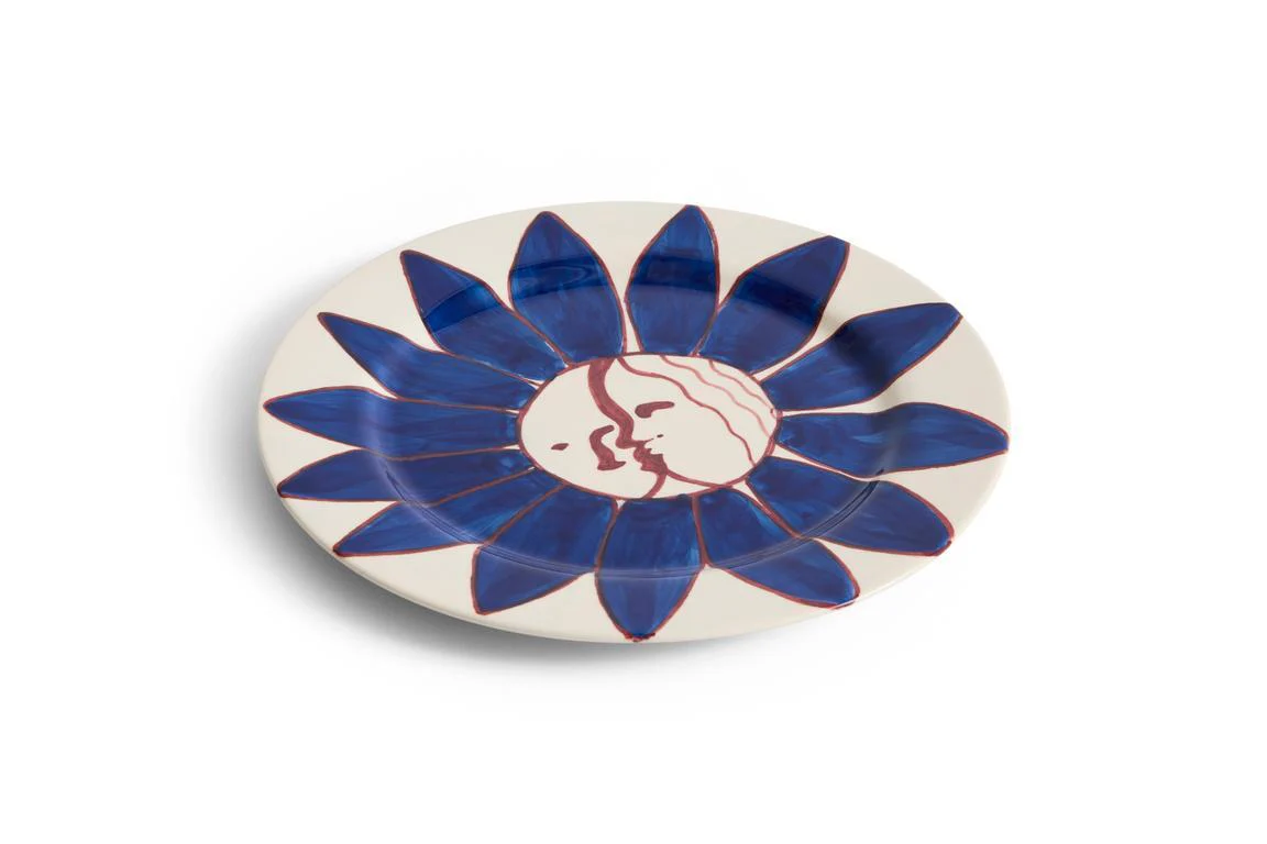 x Emma Kohlmann Deep Blue Flower tallerken - Ø28,5 cm. - Image 6