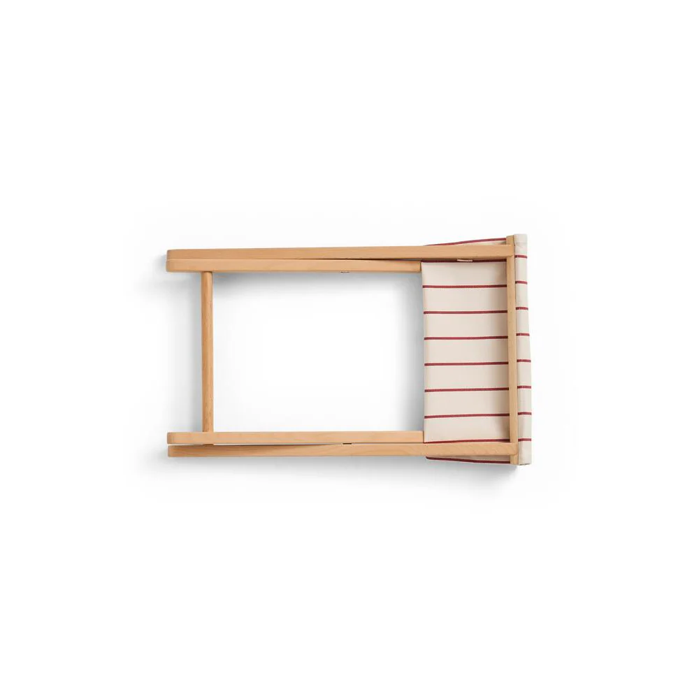 x Jasper Morrison foldeskammel - Beige with red stripe - Image 4