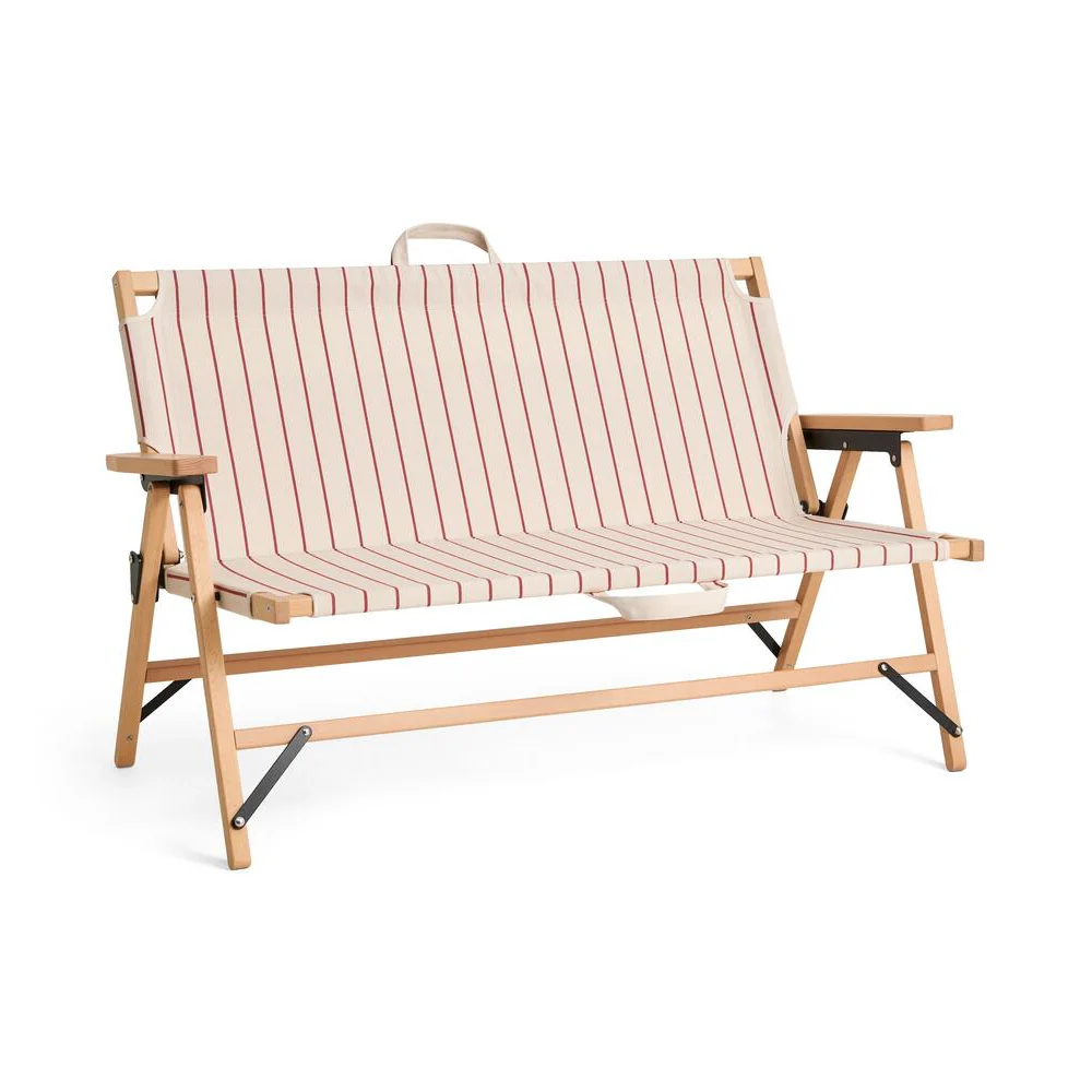 x Jasper Morrison foldesofa - Beige with red stripe