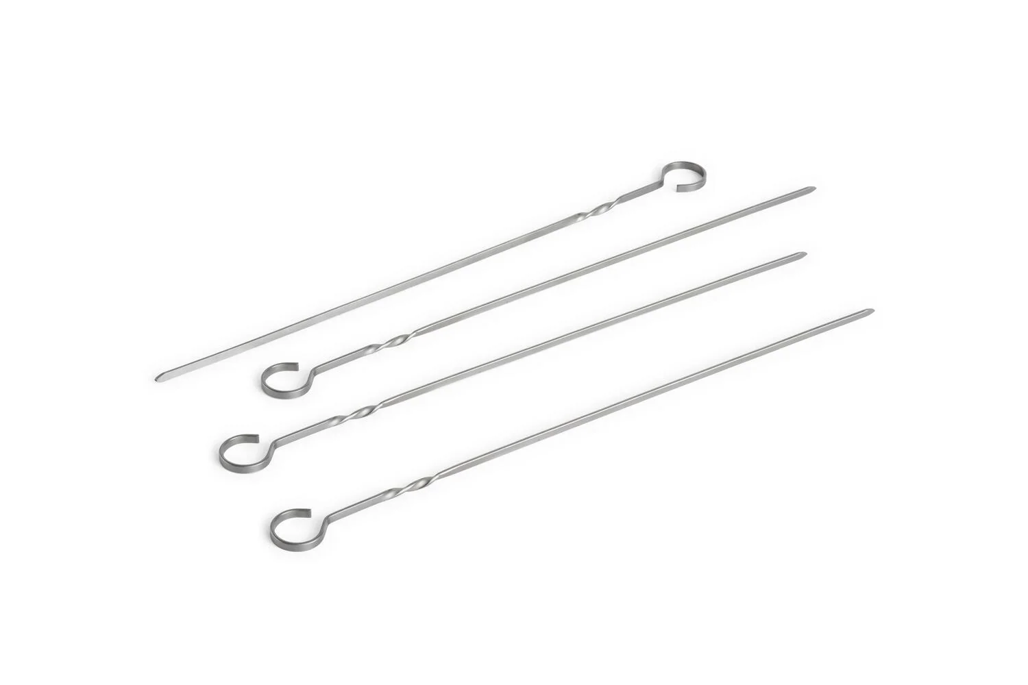 x Jasper Morrison grillspyd, 4 stk - Stainless Steel