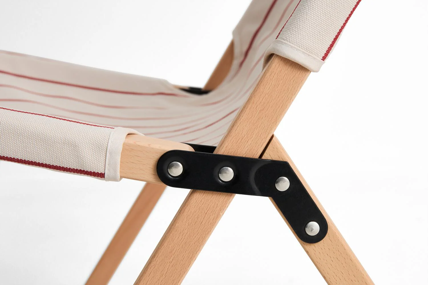 x Jasper Morrison klapstol - Beige with red stripe - Image 9