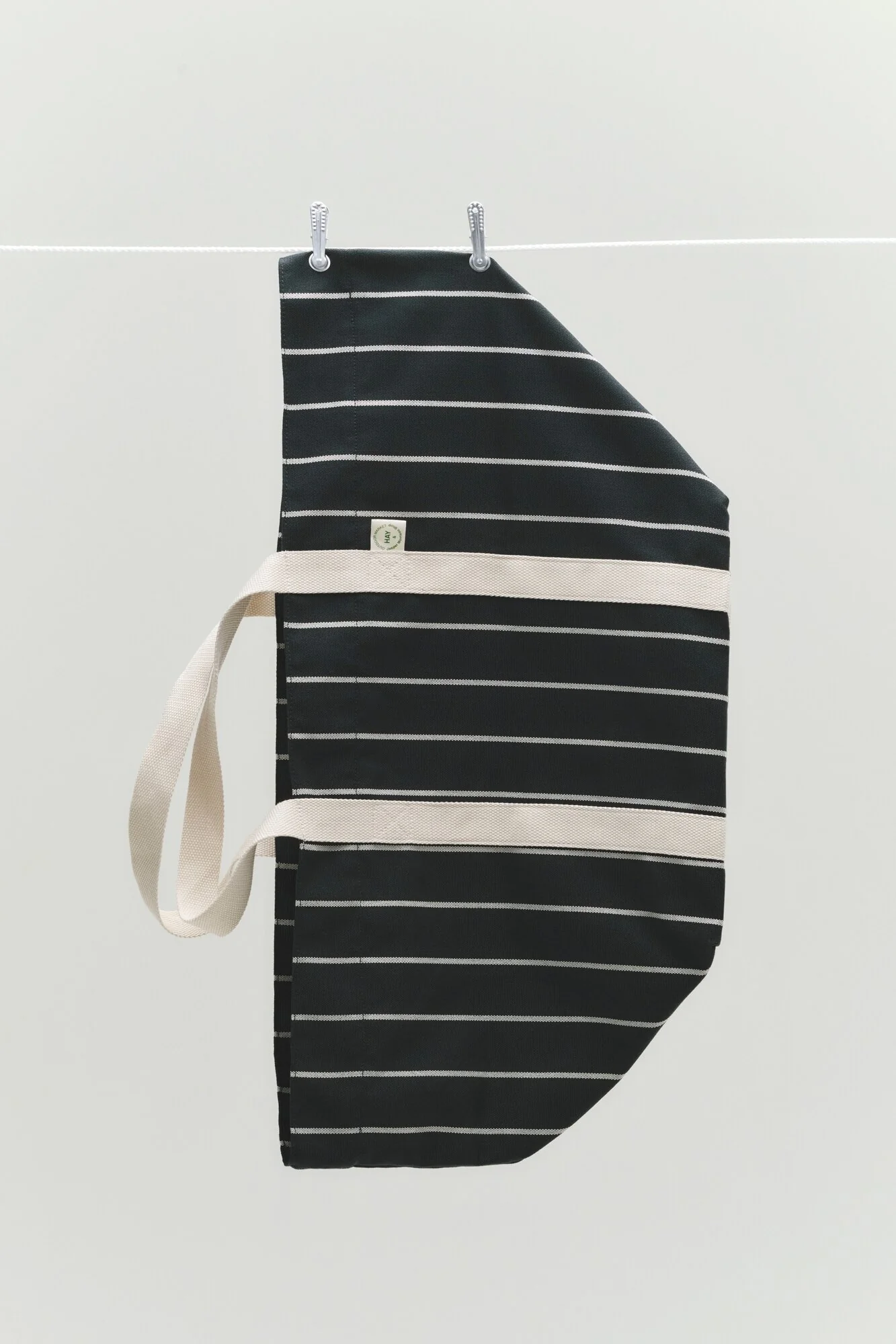 x Jasper Morrison shopper - Black with beige stripe - Image 2