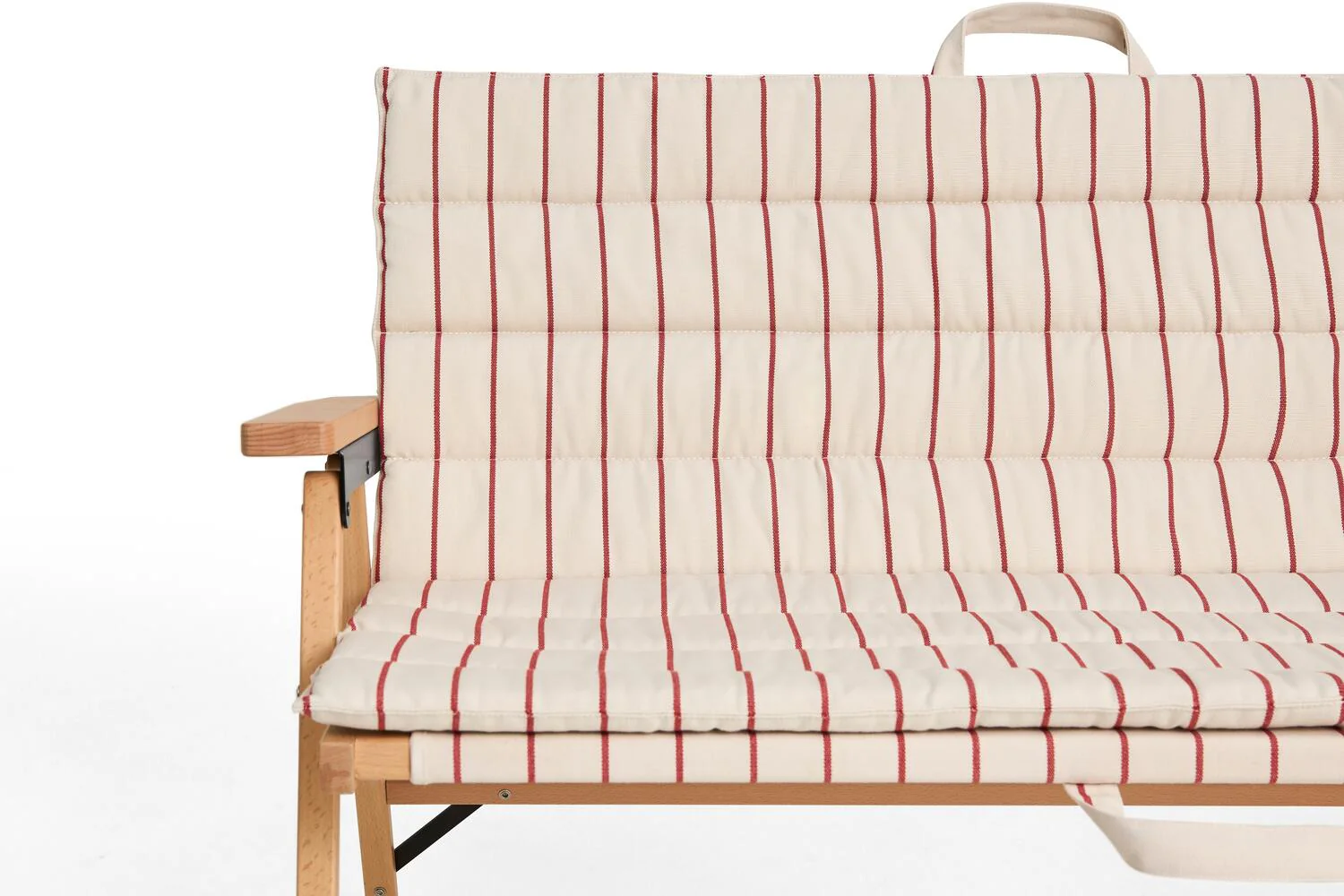 x Jasper Morrison Sofa hynde - Beige with red stripe - Image 4