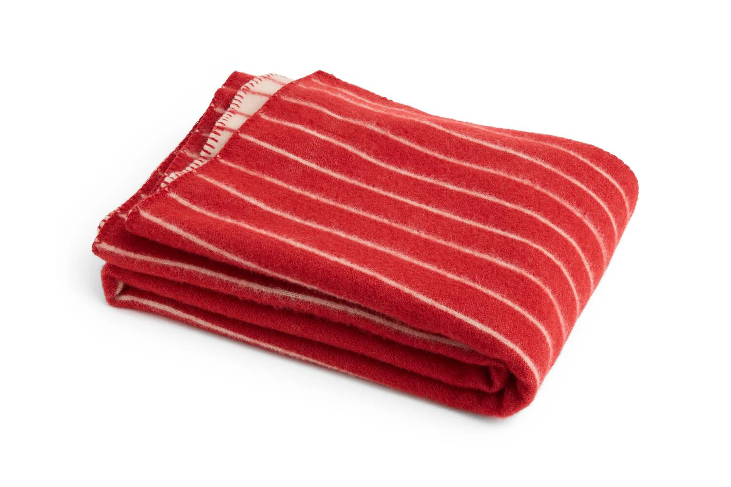 x Jasper Morrison tæppe - Beige with red stripe