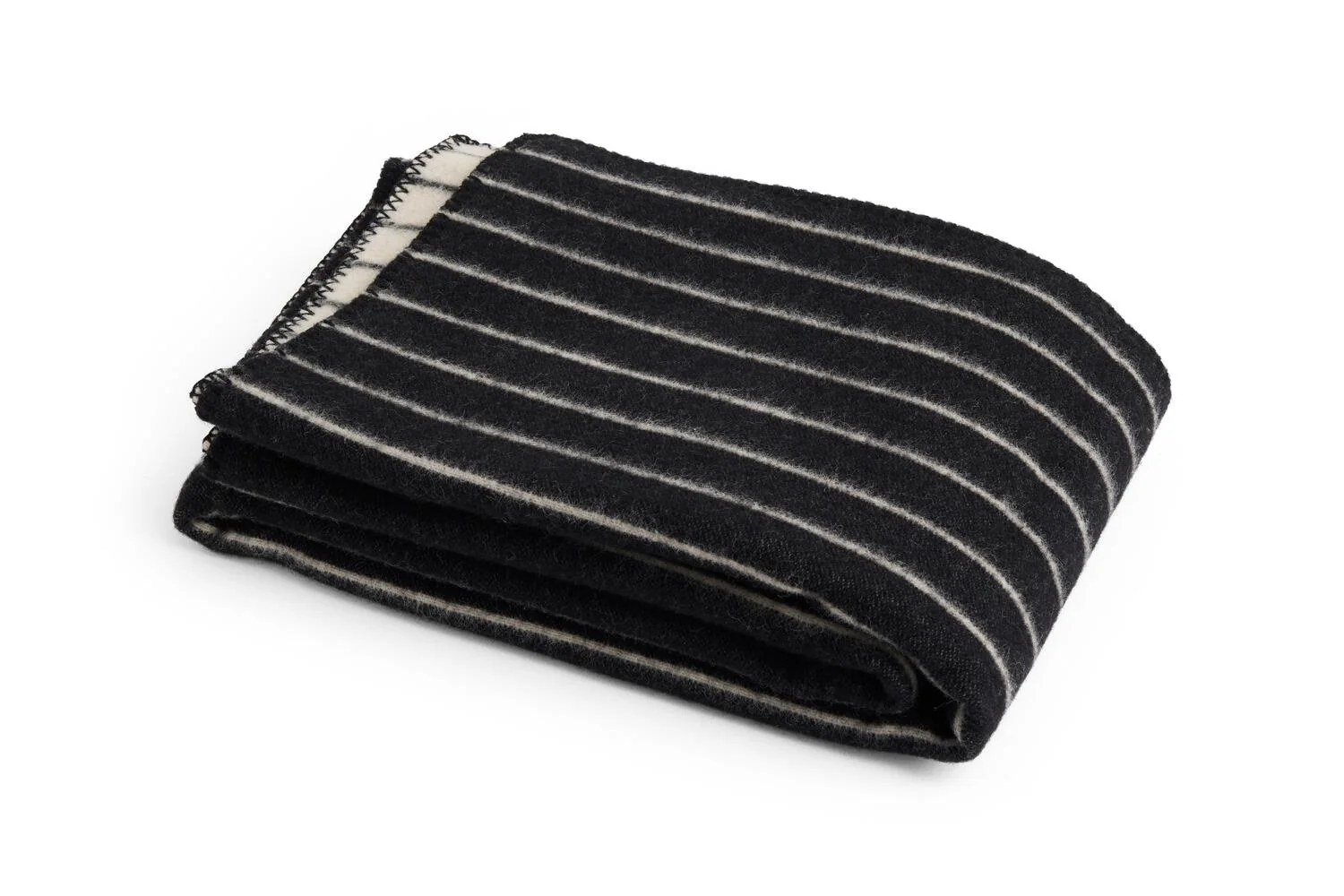 x Jasper Morrison tæppe - Black with beige stripe - Image 2