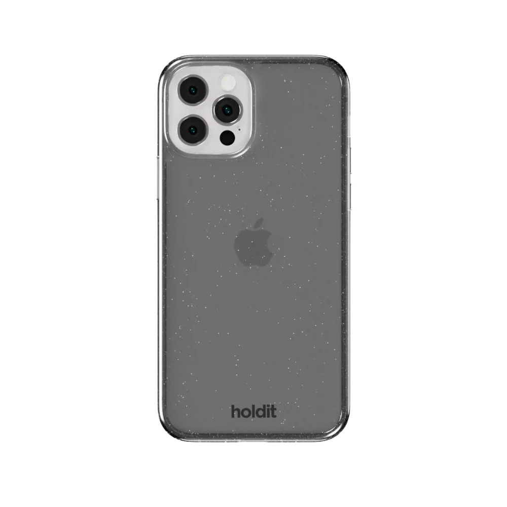 Glitter iPhone cover - sort