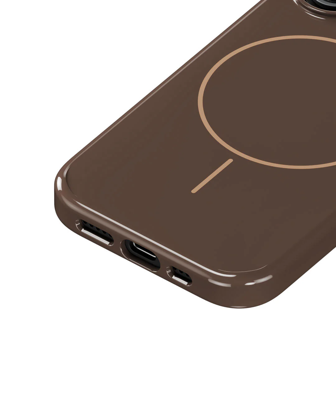 MagSafe iPhone cover - Chocolate/Beige - Image 3