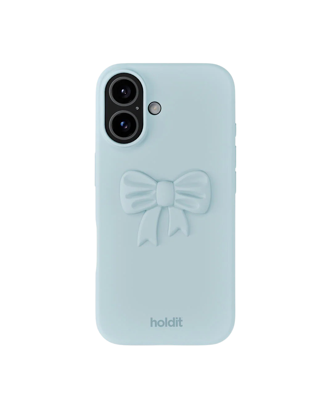 Silicone Bow sticker - Mineral Blue - Image 2