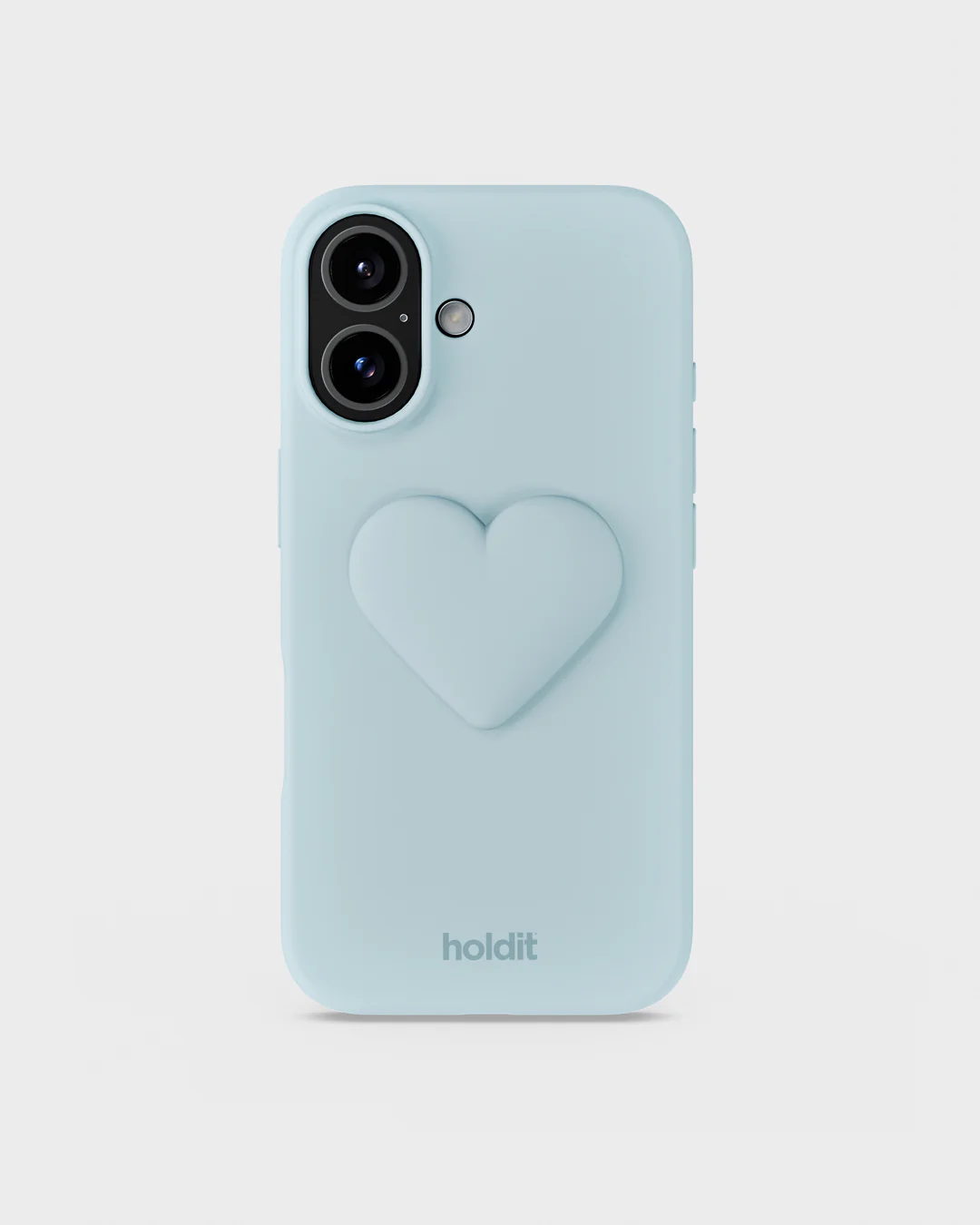Silicone Heart sticker - Mineral Blue - Image 2