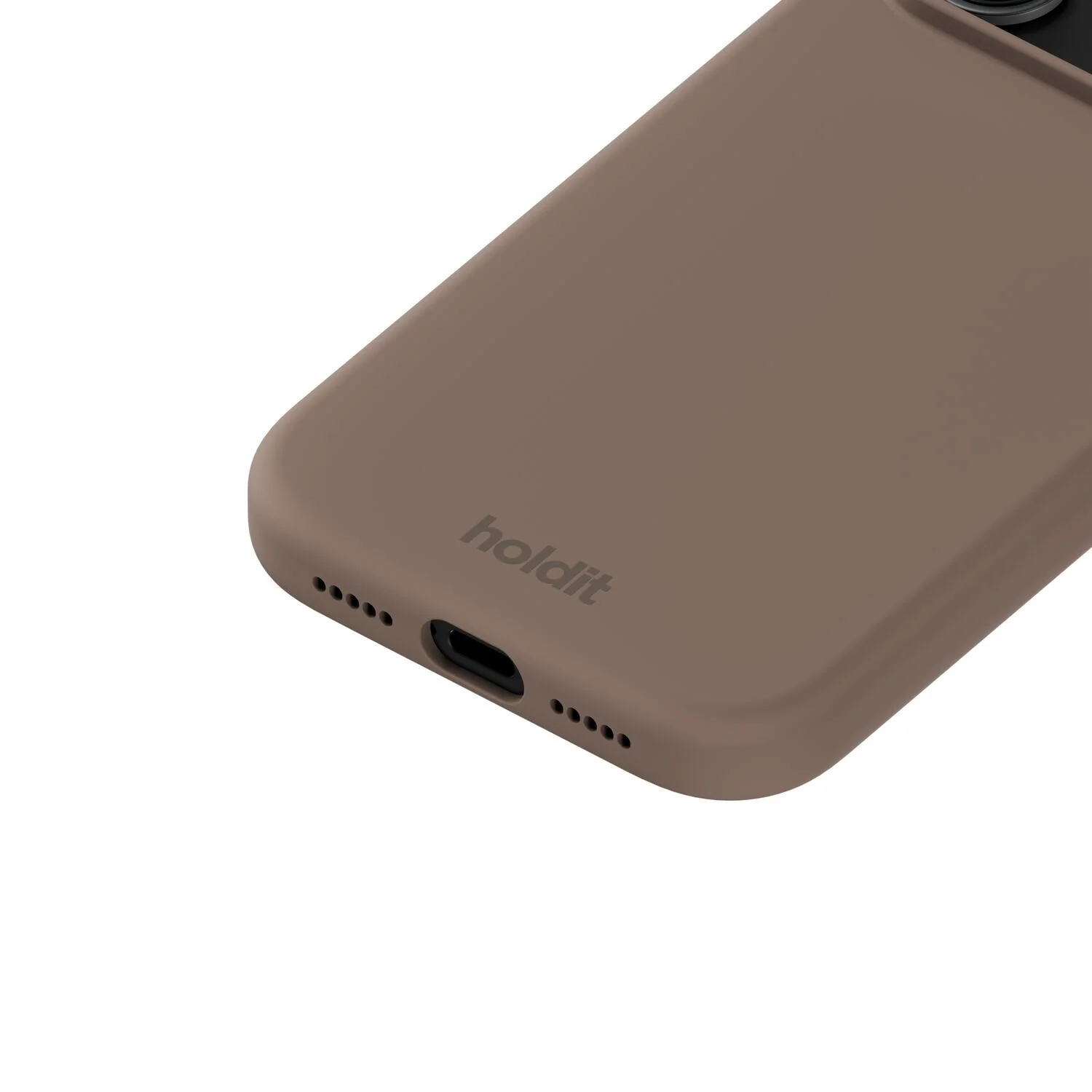 Silicone iPhone cover - Mocha Brown - Image 3