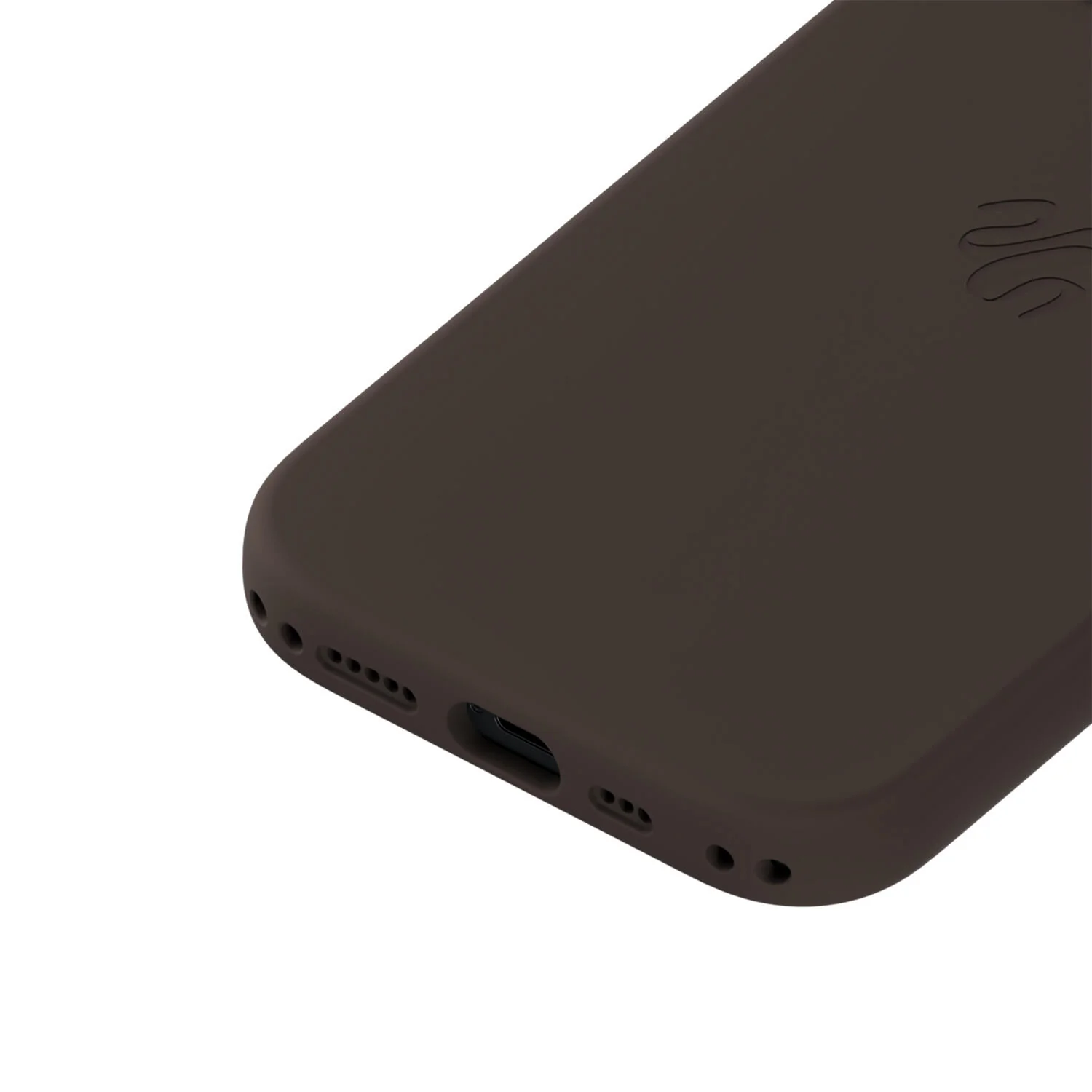 Silicone MagSafe Compatible cover - Chocolate - Image 4