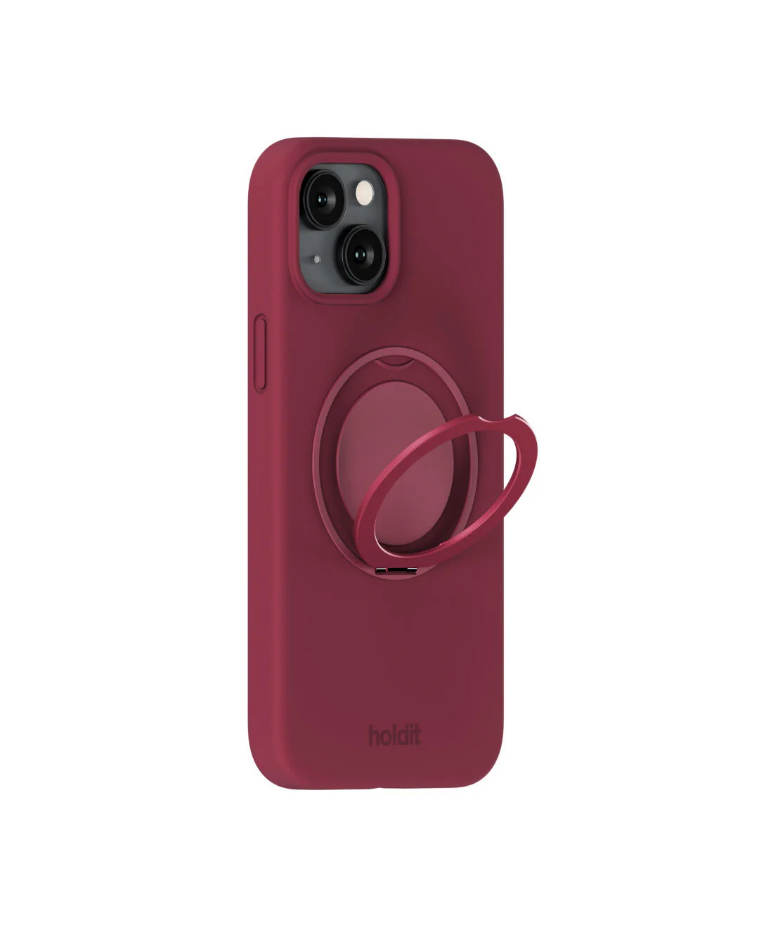 Silicone Stand iPhone cover - Red Velvet - Image 2
