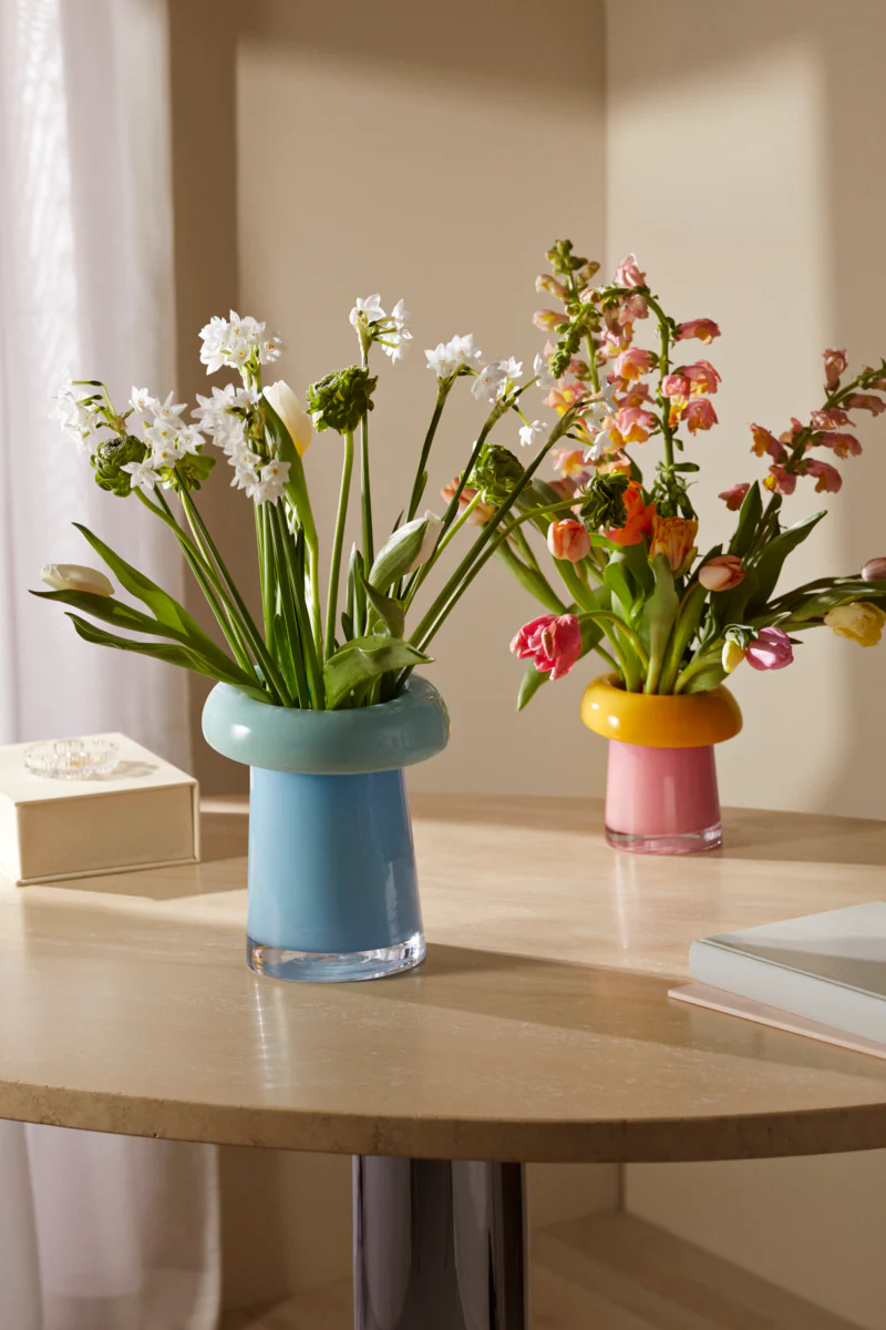 Soma vase, H16,5 cm - pink/orange - Image 9