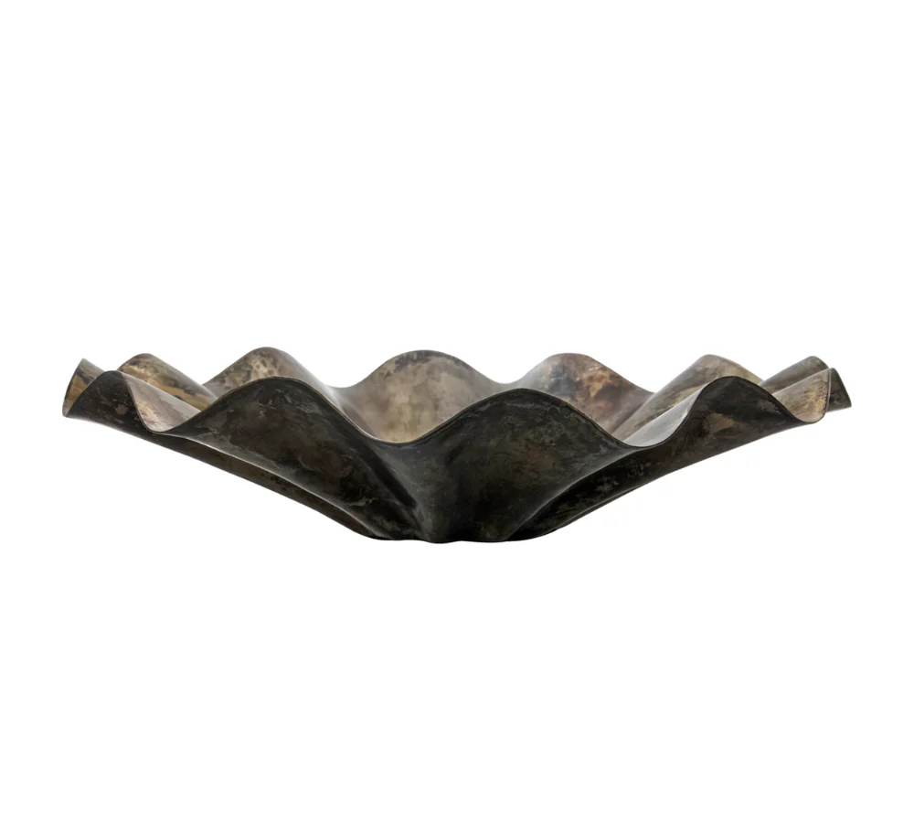 Flood skål, Antik brun - Ø35 cm