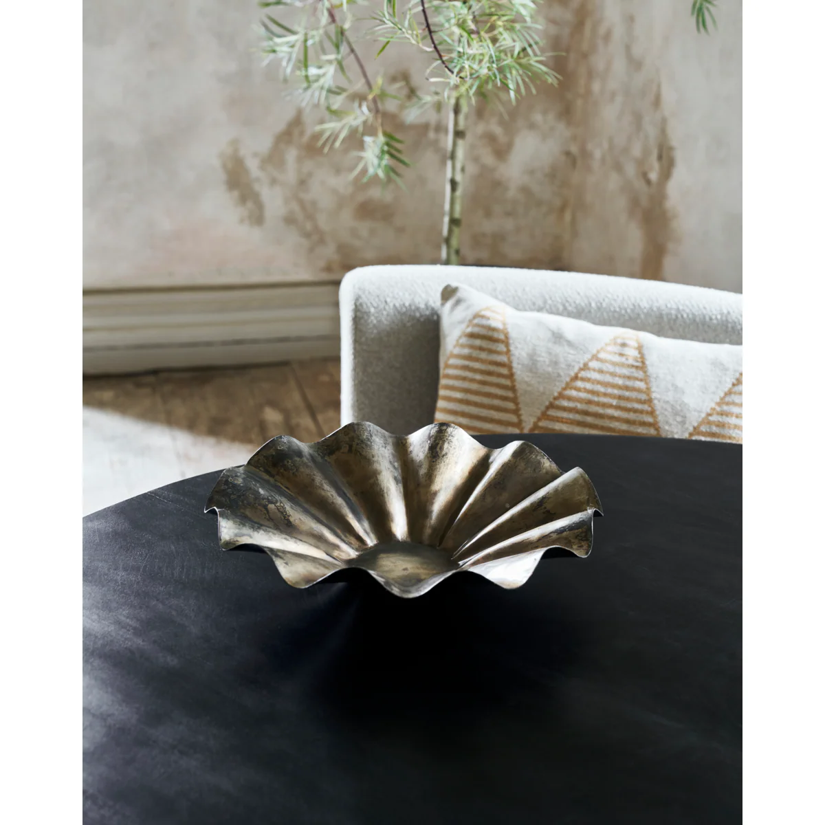 Flood skål, Antik brun - Ø35 cm - Image 5