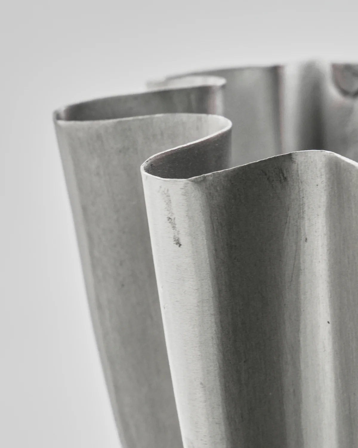 Flood vase, Børstet Sølvfinish - H13 cm - Image 3