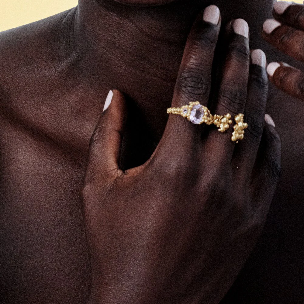 Moonlit Secret Gilded ring - forgyldt - Image 3
