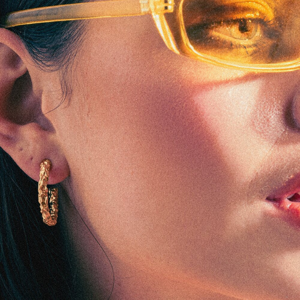 Moonstruck Gilded creoler - forgyldt - Image 2