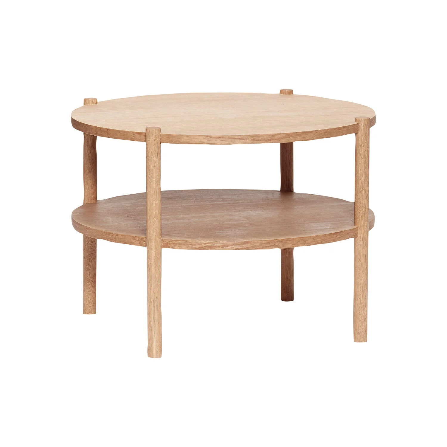 Acorn rundt sofabord, Natur - Ø64 cm