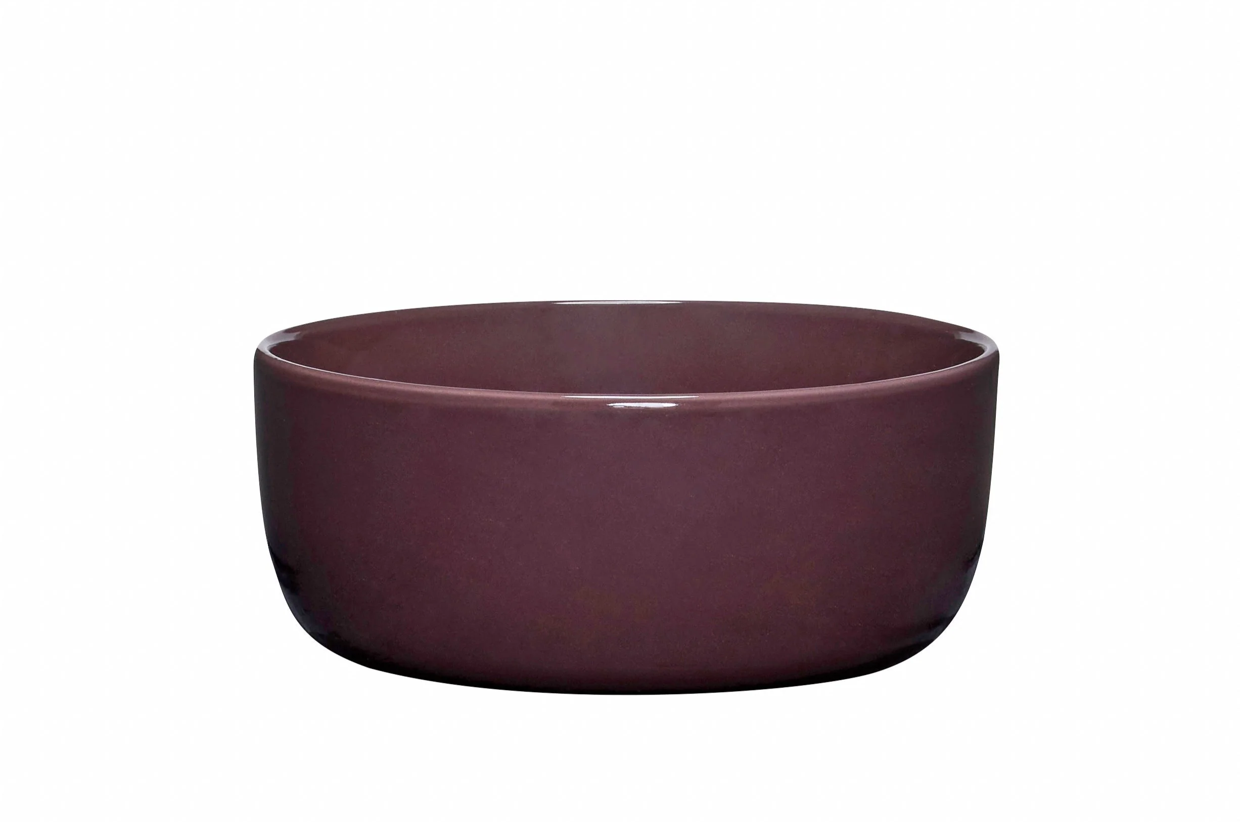 Amare skål, rødbrun - Ø18 cm.