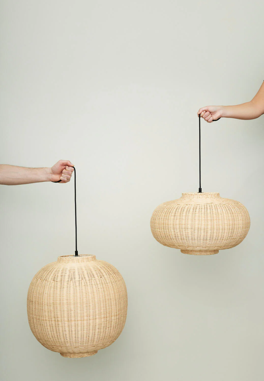 Chand Ellipse pendel, Natur - H27 cm - Image 3