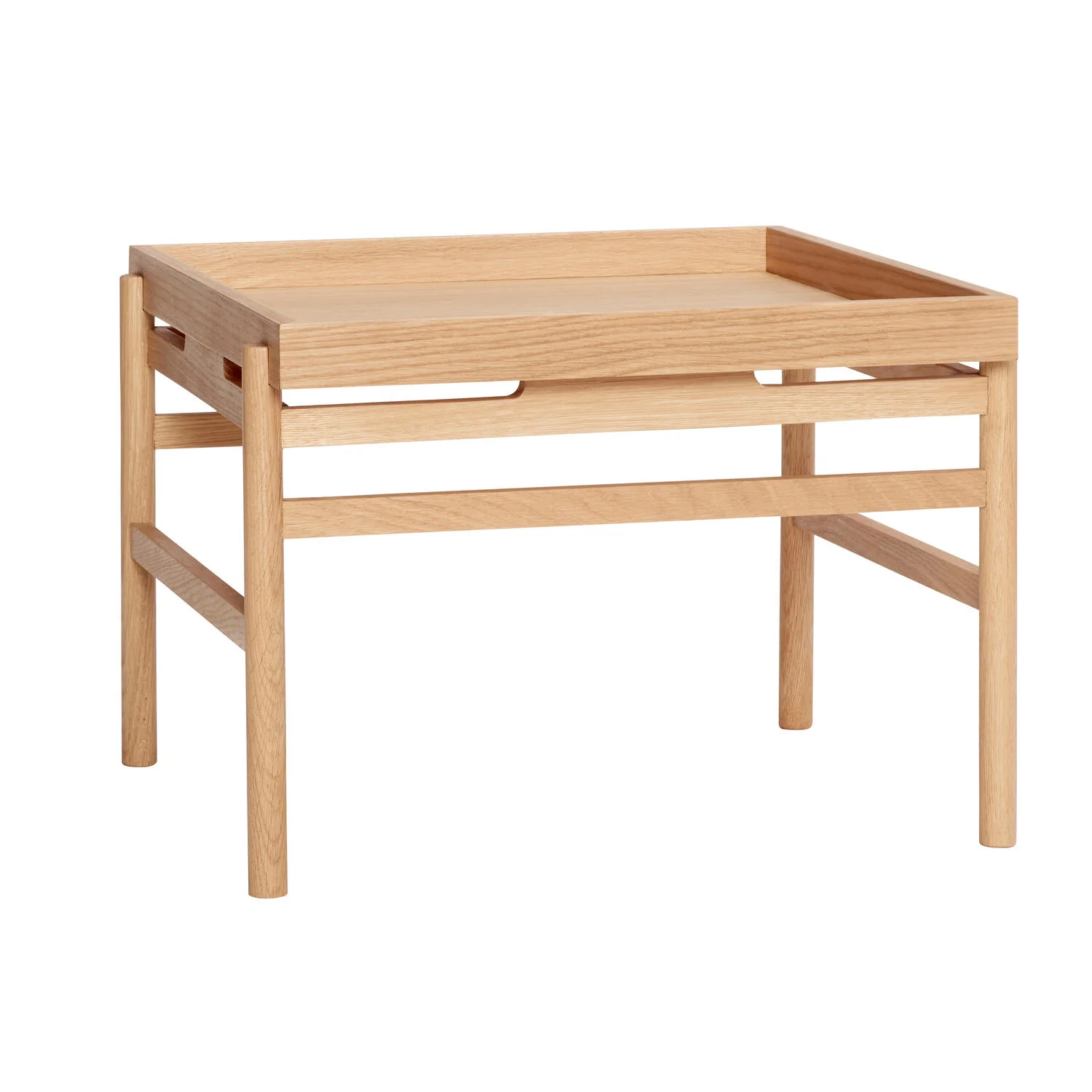 Cube sofabord, Natur - 60x63 cm