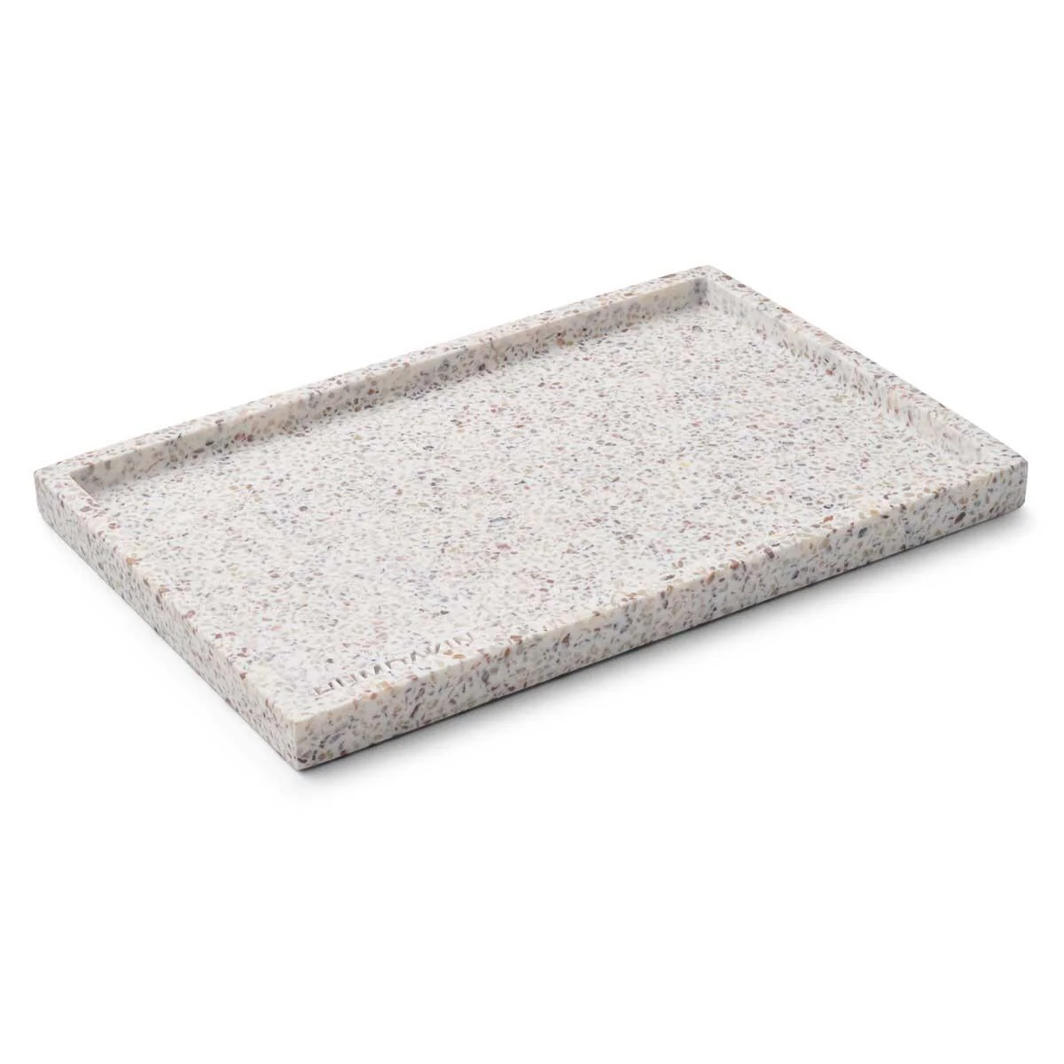 Terrazzo firkantet bakke - natural