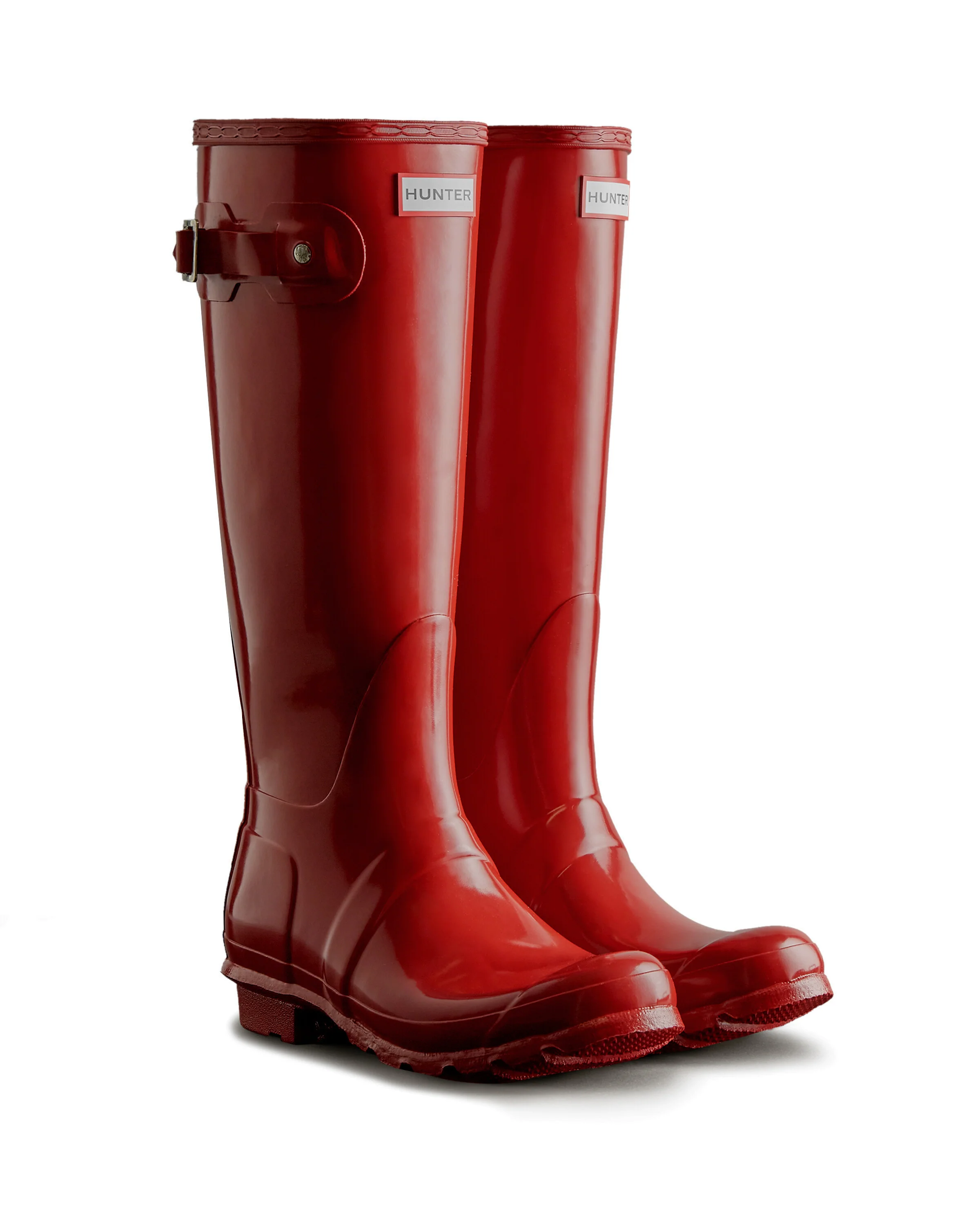 Original Tall Gloss gummistøvle - Military Red - Image 3