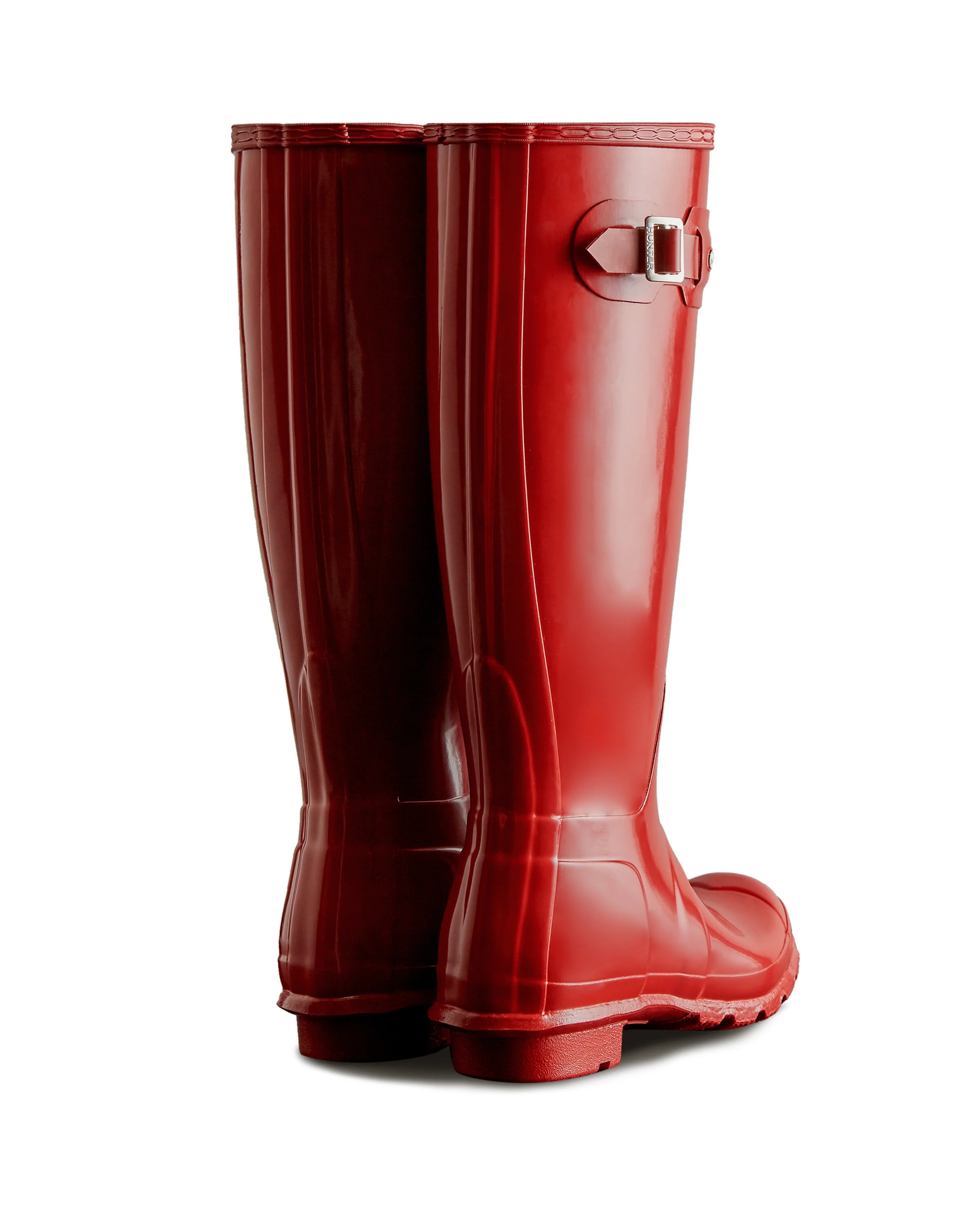 Original Tall Gloss gummistøvle - Military Red - Image 4