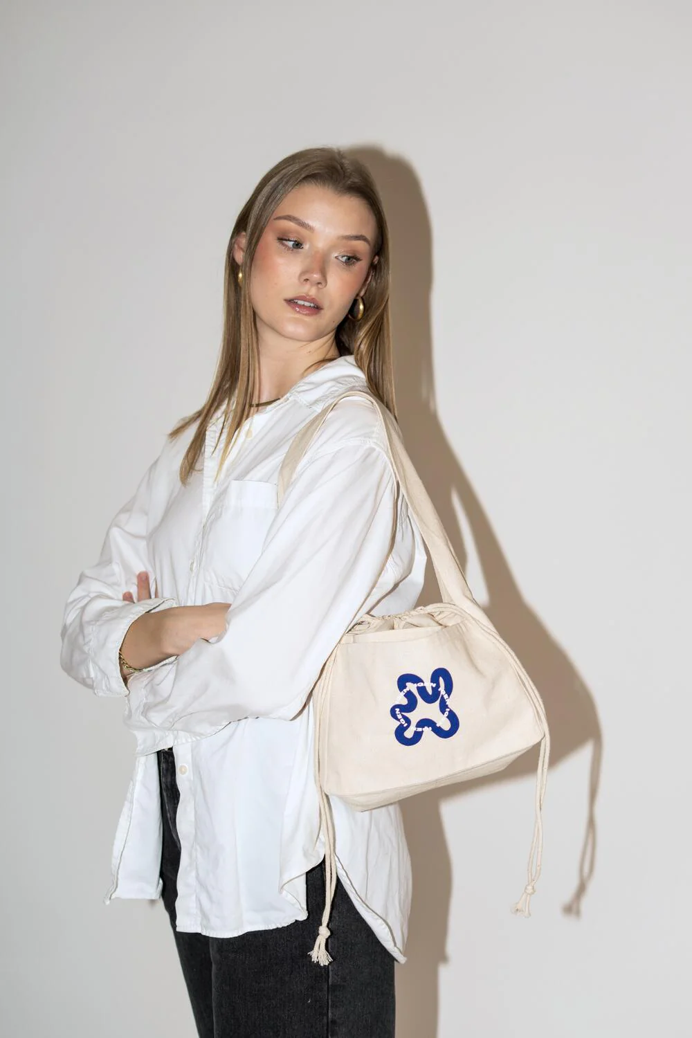 Mini shopper - blå