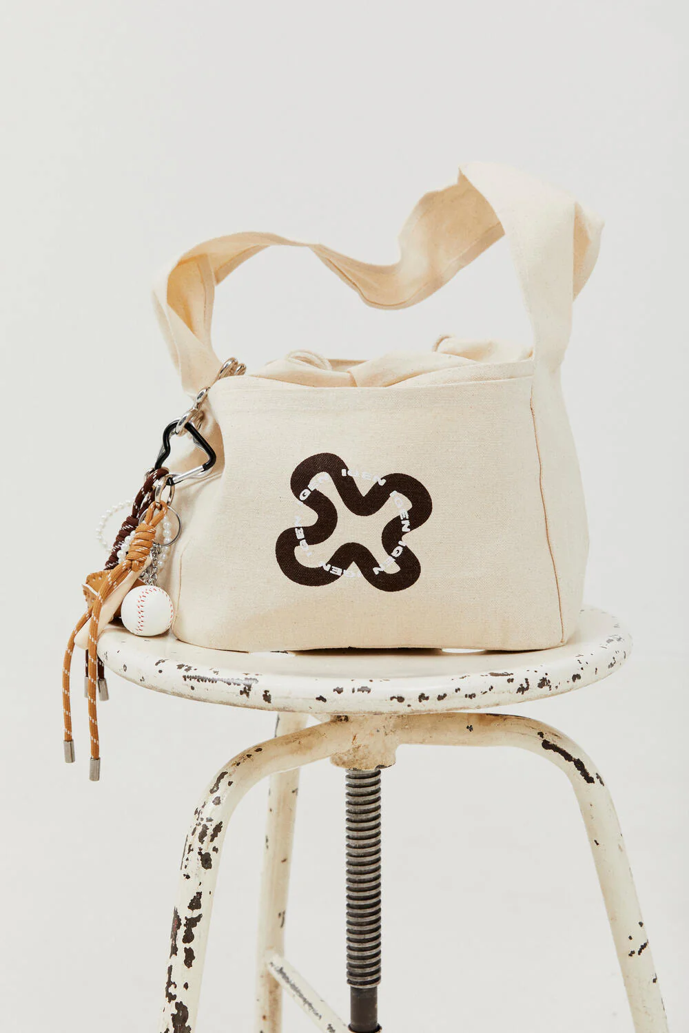 Mini shopper - brun