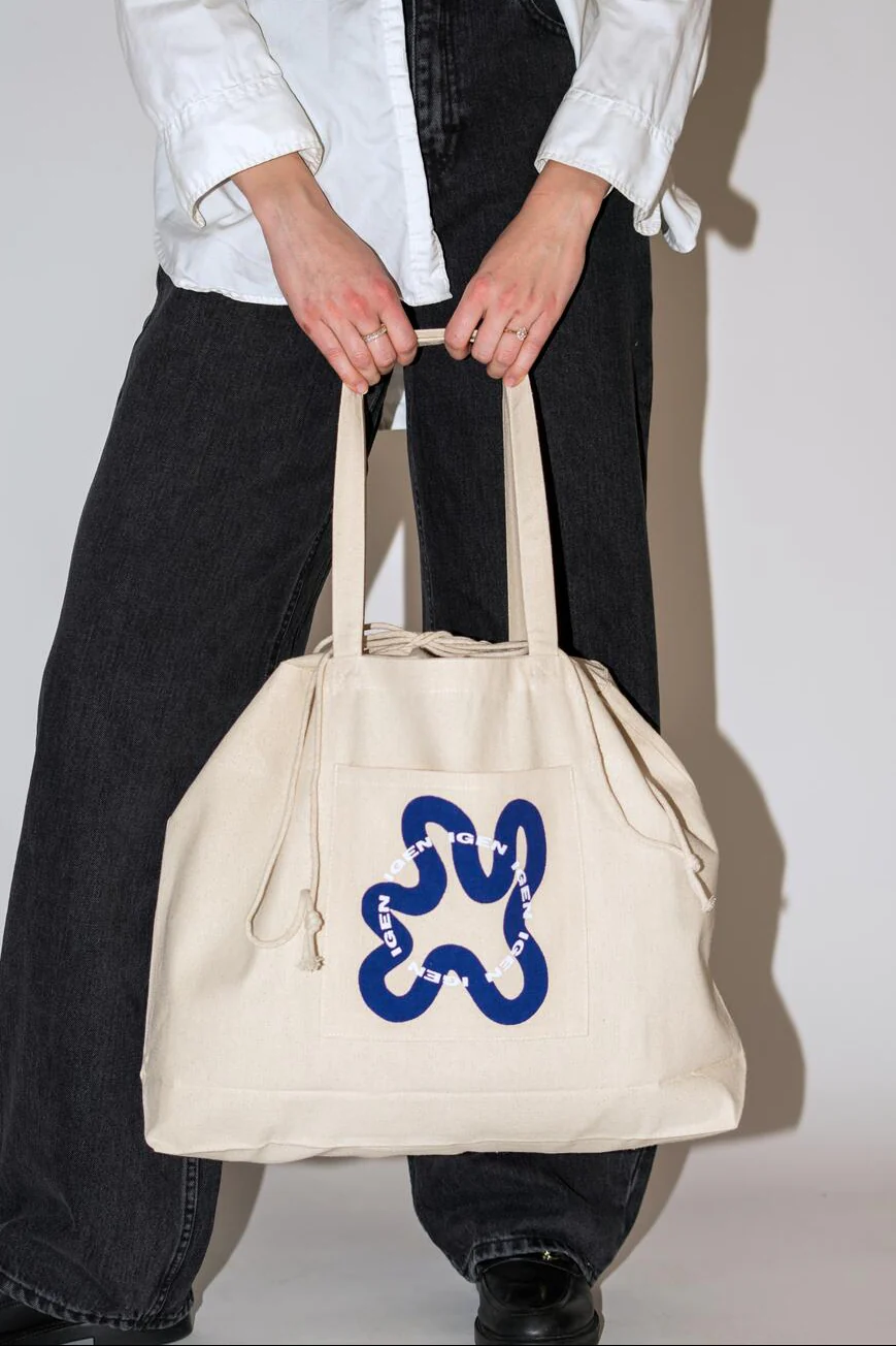 Signature shopper - blå