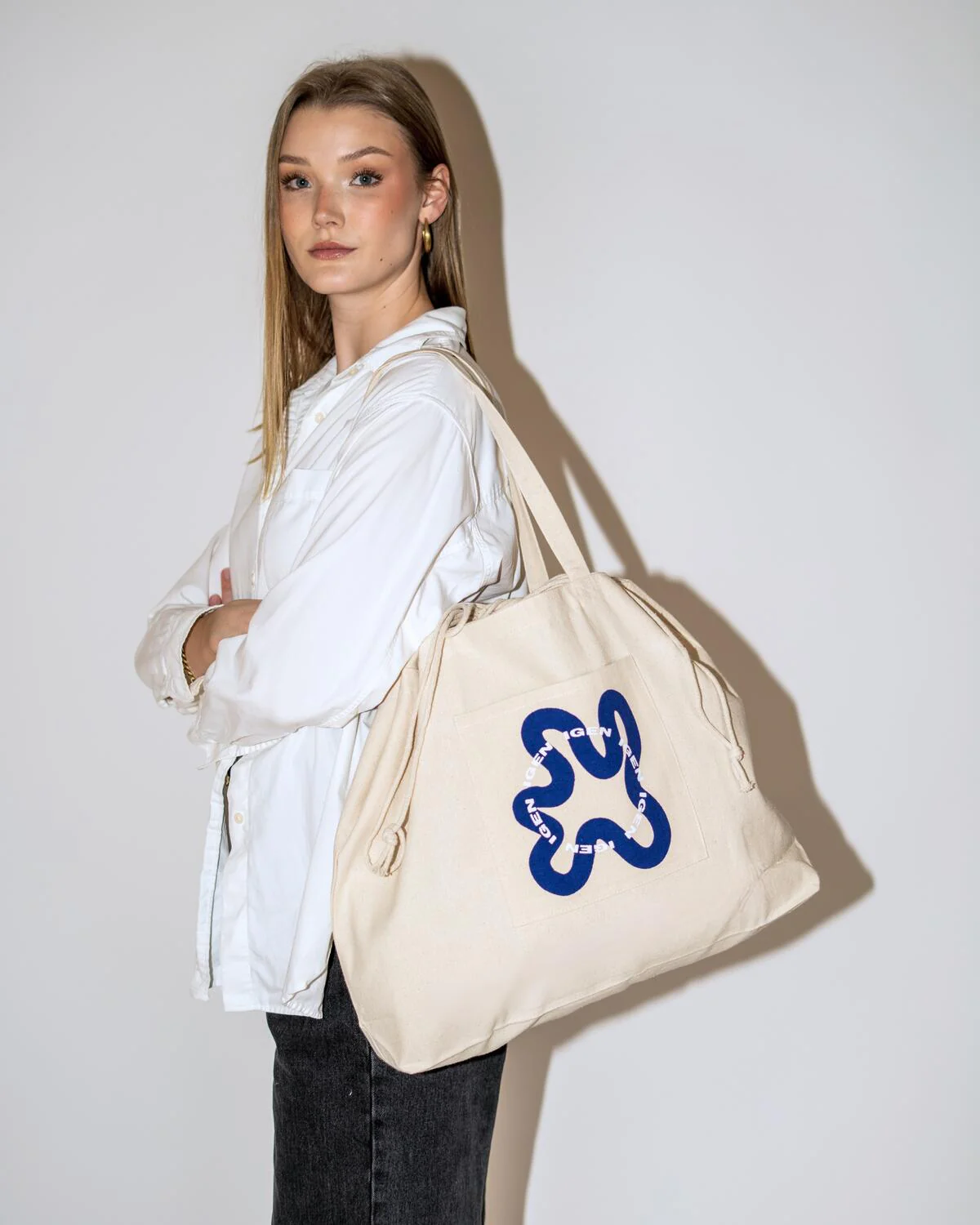 Signature shopper - blå - Image 3