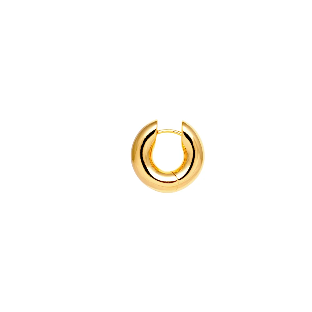 Finley hoop - forgyldt - Image 3
