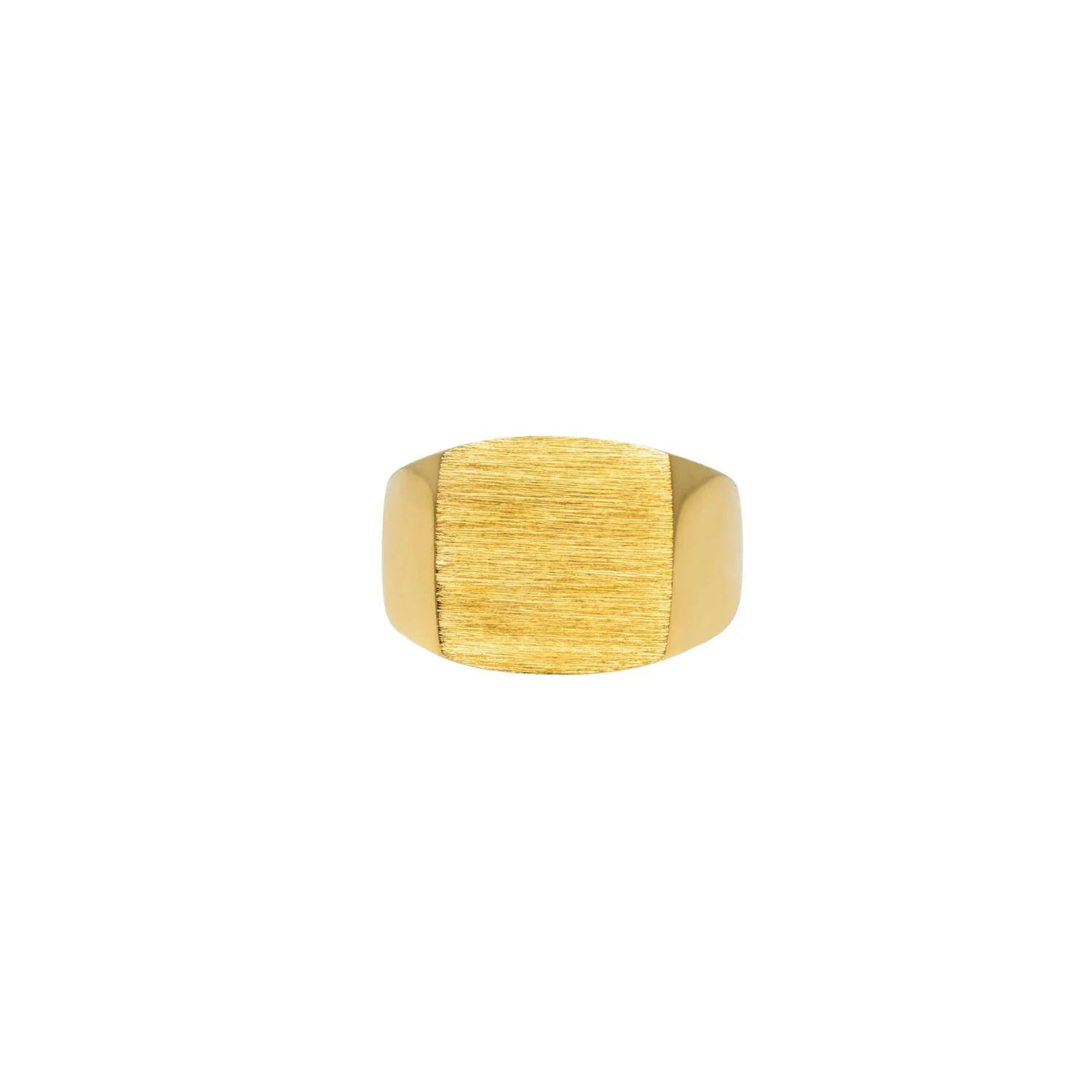 IX Tribute Signet ring - forgyldt