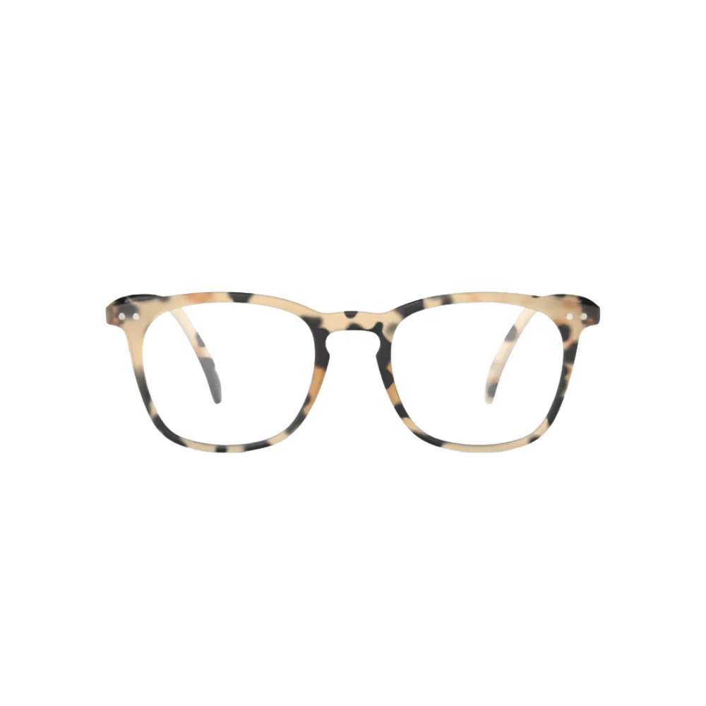 #E læsebrille - Light Tortoise