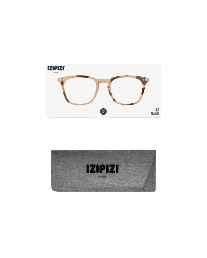 #E læsebrille - Light Tortoise - Image 6
