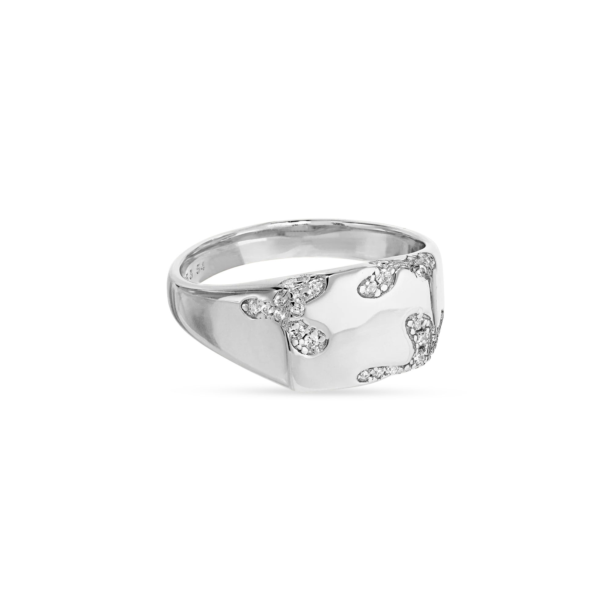 Iced Signet ring - sølv - Image 2